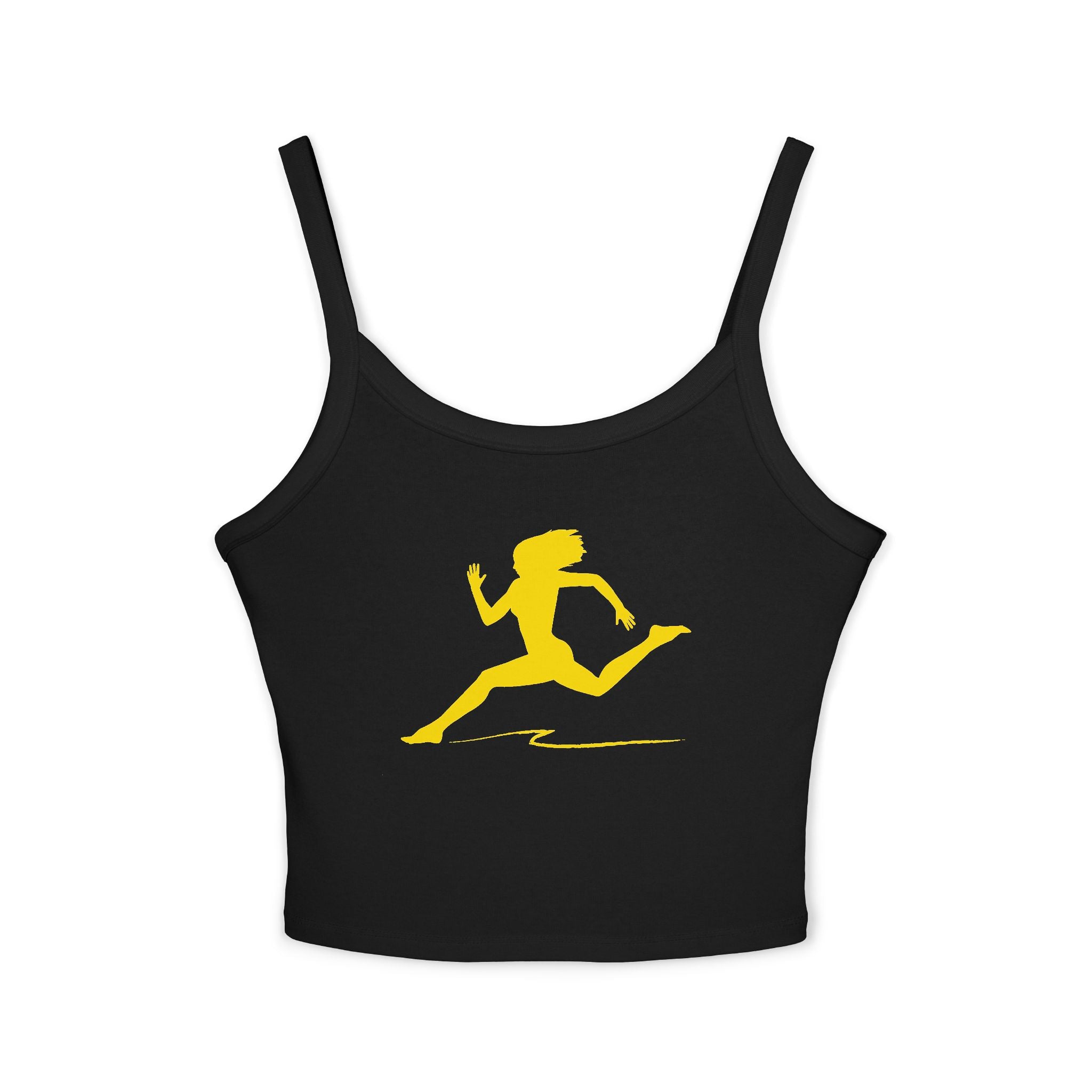 Running Woman Tank Top, Athletic Workout Top, Fitness Sleeveless Shirt, Jogging Muscle Tee, Exercise Gym Cami