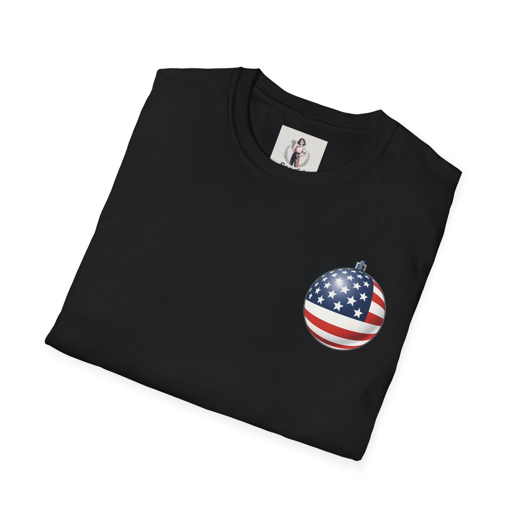 Santa Claus On A Tank Christmas ~ Unisex Softstyle T-Shirt