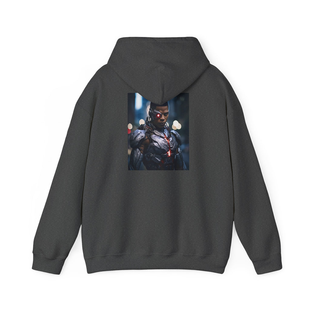 Hooded Sweatshirt - Cyborg Design