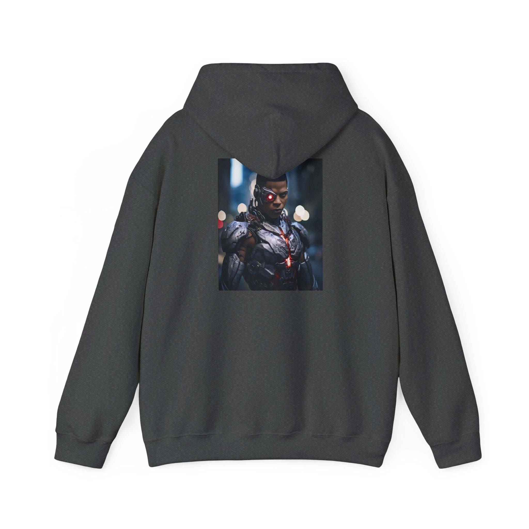 Hooded Sweatshirt - Cyborg Design