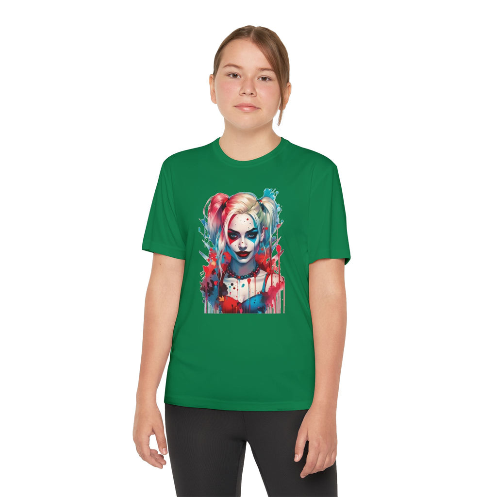 Superhero Youth T-Shirt Sports Graphic Tee, Cool Athletic Shirt for Kids