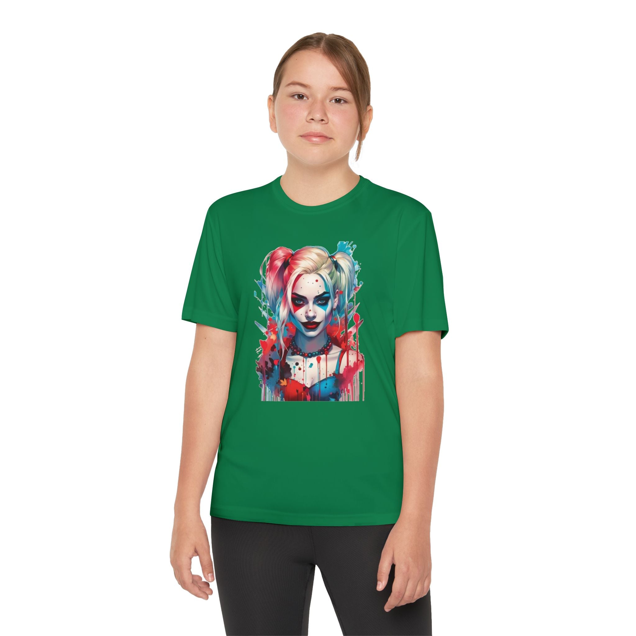 Superhero Youth T-Shirt Sports Graphic Tee, Cool Athletic Shirt for Kids