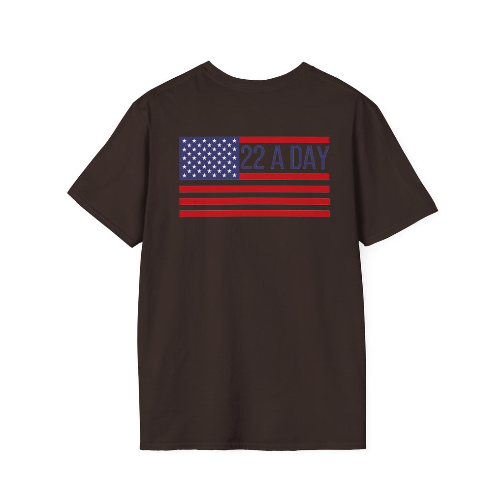 22 A Day Patriotic Tshirt, American Flag Tee, 4th of July Shirt, USA Independence Day Top, Patriotic Graphic Tee, Unisex Patriotic