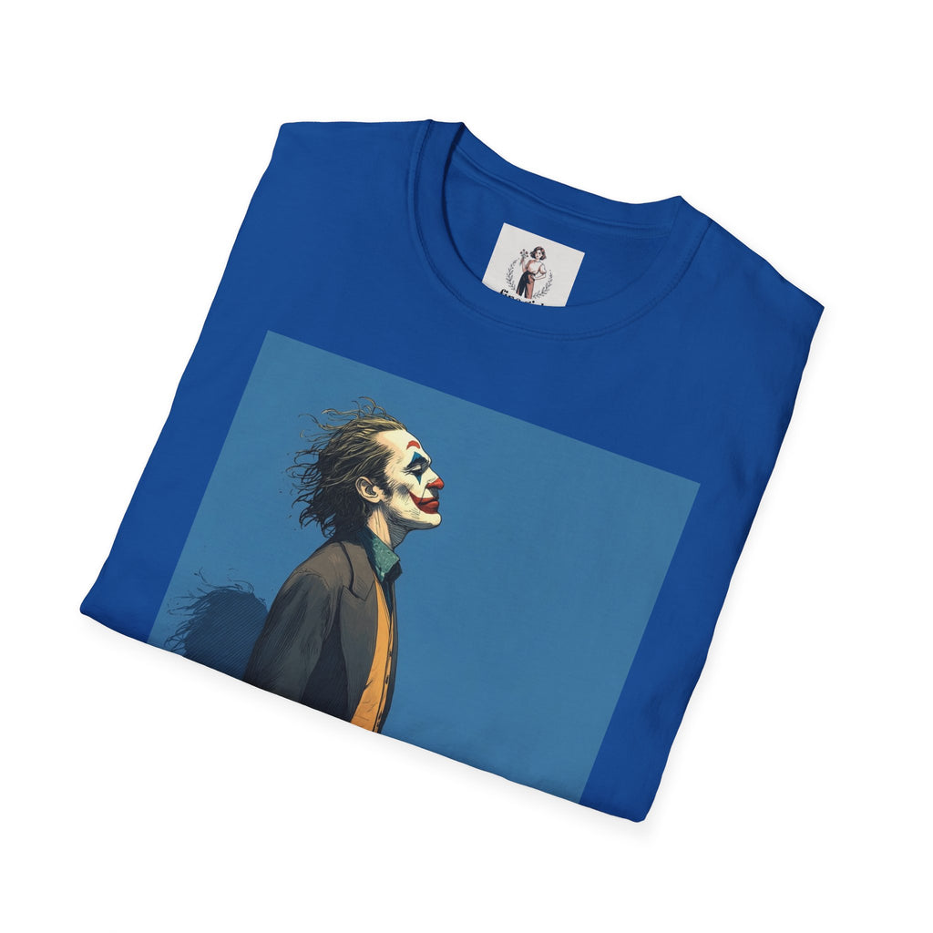 The Joker Superhero Marvel Unisex Softstyle T-Shirt, Comic Book Tee, Geeky Clothing, Cosplay Costume Top