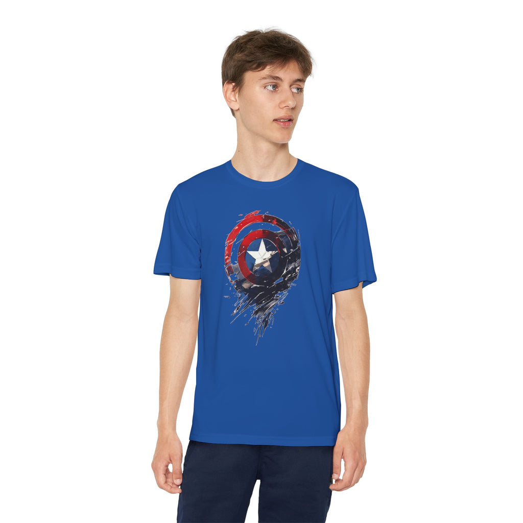 Advengers Youth T-Shirt Sports Graphic Tee, Cool Athletic Shirt for Kids