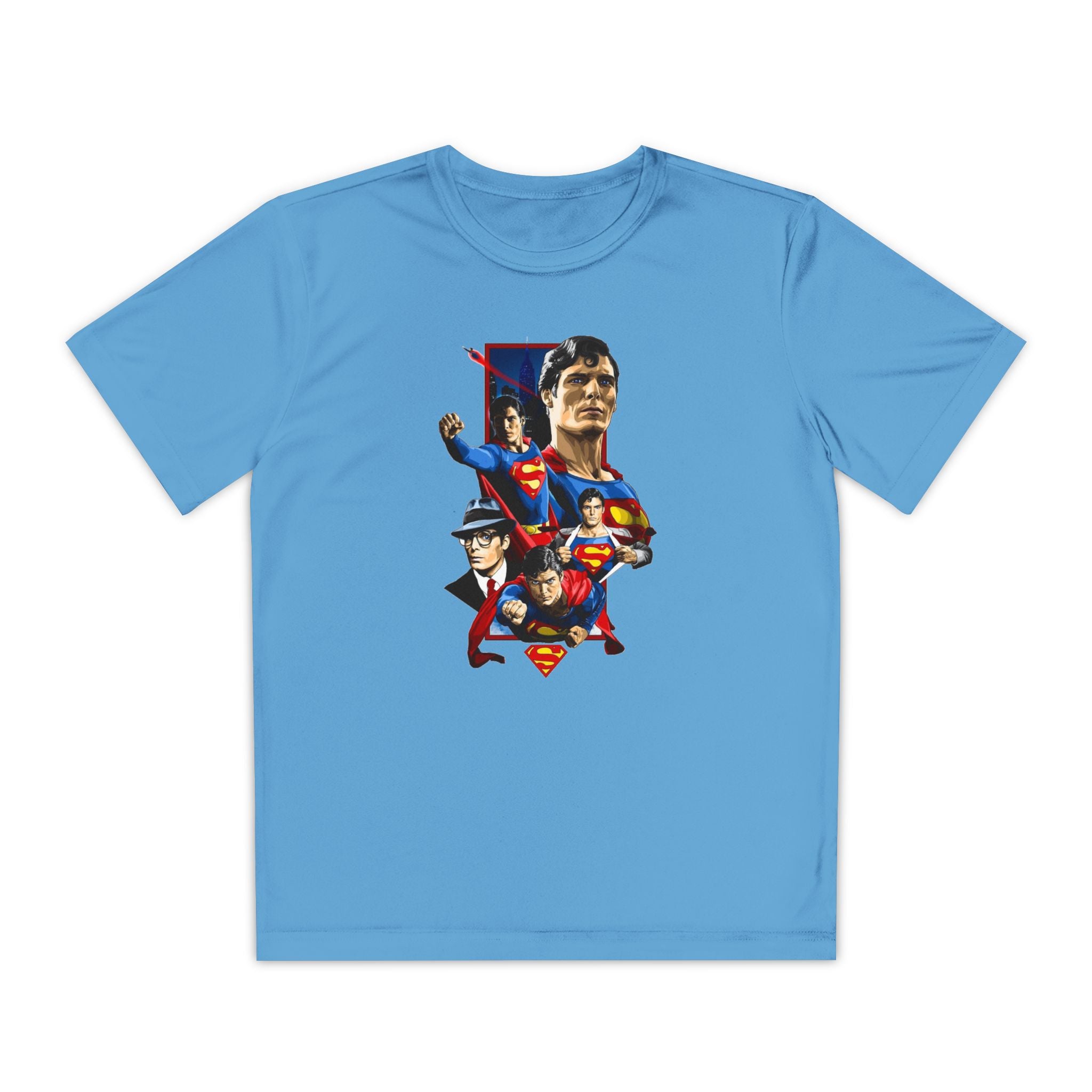 Superman Youth T-Shirt Sports Graphic Tee, Cool Athletic Shirt for Kids, Perfect for Sports Events, Team Spirit