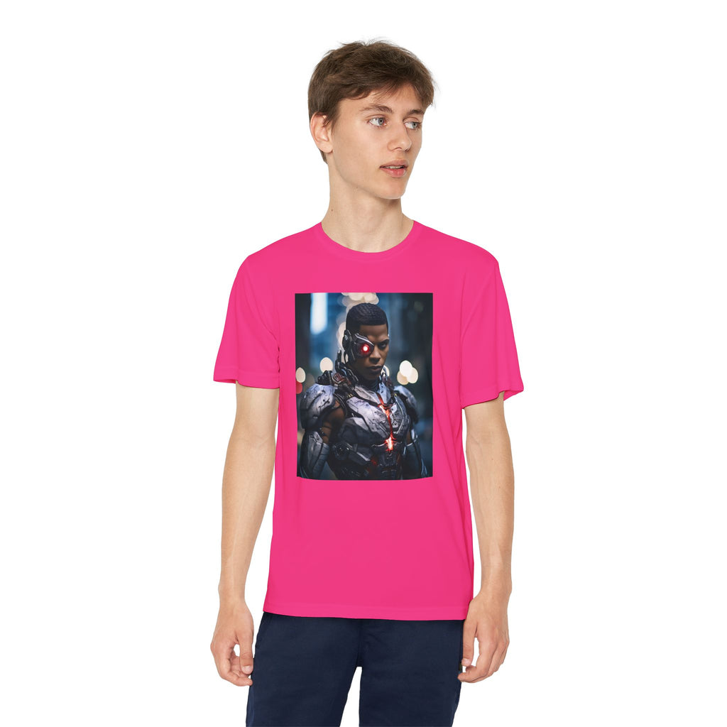 Cyborg Superhero Marvel Patriotic, Kids Graphic T-Shirt, Boys Hero Top, Girls Comic Book Clothing, Birthday