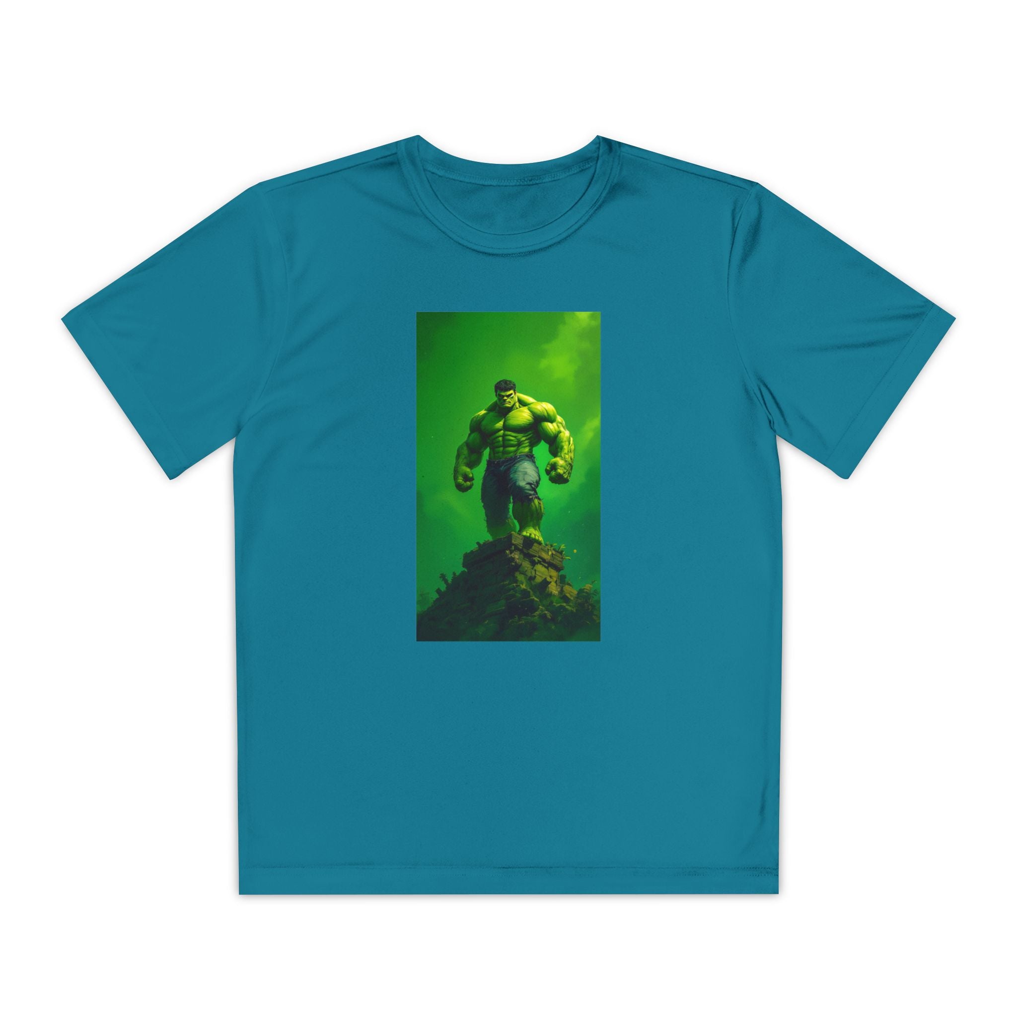The Incredible Hulk Superhero Marvel Patriotic, Kids Graphic T-Shirt, Boys Hero Top, Girls Comic Book Clothing, Birthday