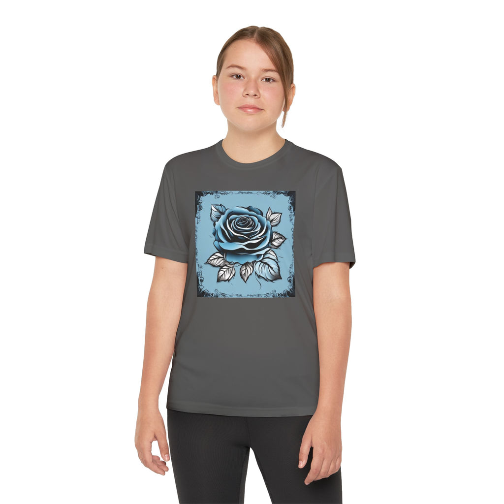 Flower Youth Tshirt, Girls Floral Tee, Kids Spring Shirt, Children's Botanical Top, Teen Blossom T-Shirt