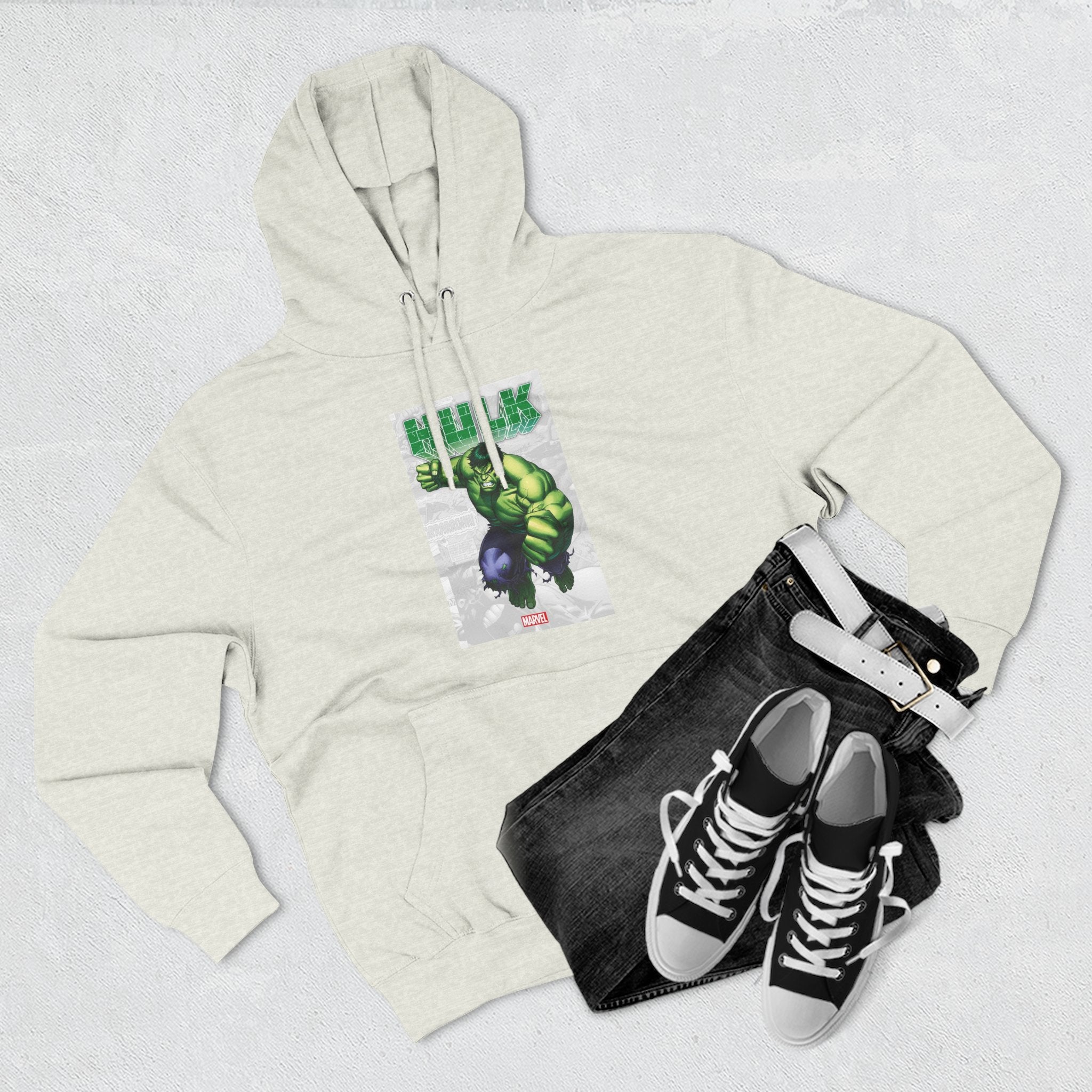 The Incredible Hulk Three-Panel Fleece Hoodie
