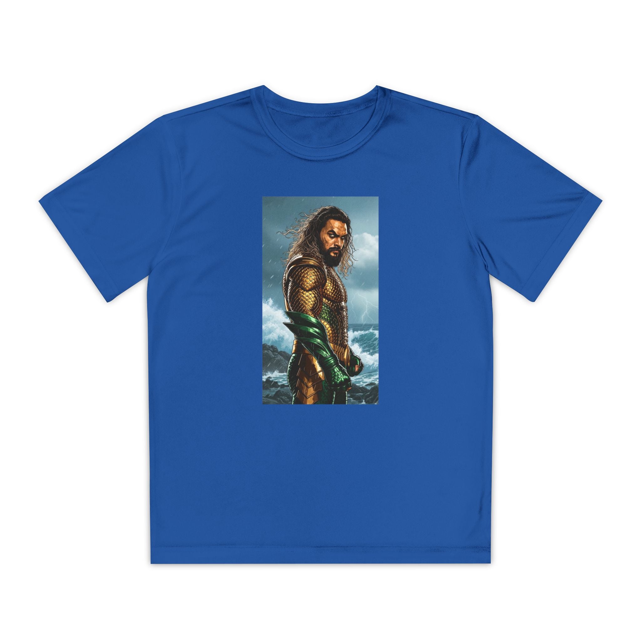 Aquaman Superhero Youth Tee, Kids Superhero Shirt, Child Aquaman T-shirt, Comic Book Tee, Superhero Fan Gift