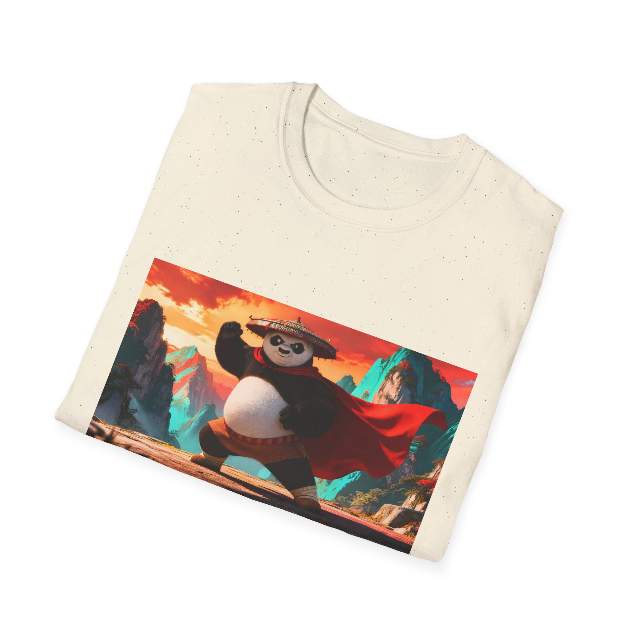Kung Fu Panda Unisex Softstyle T-Shirt, DreamWorks Animation Youth Competitor Tee, Graphic Tee, Movie Fan Gift, Cult Classic Shirt, Comfy
