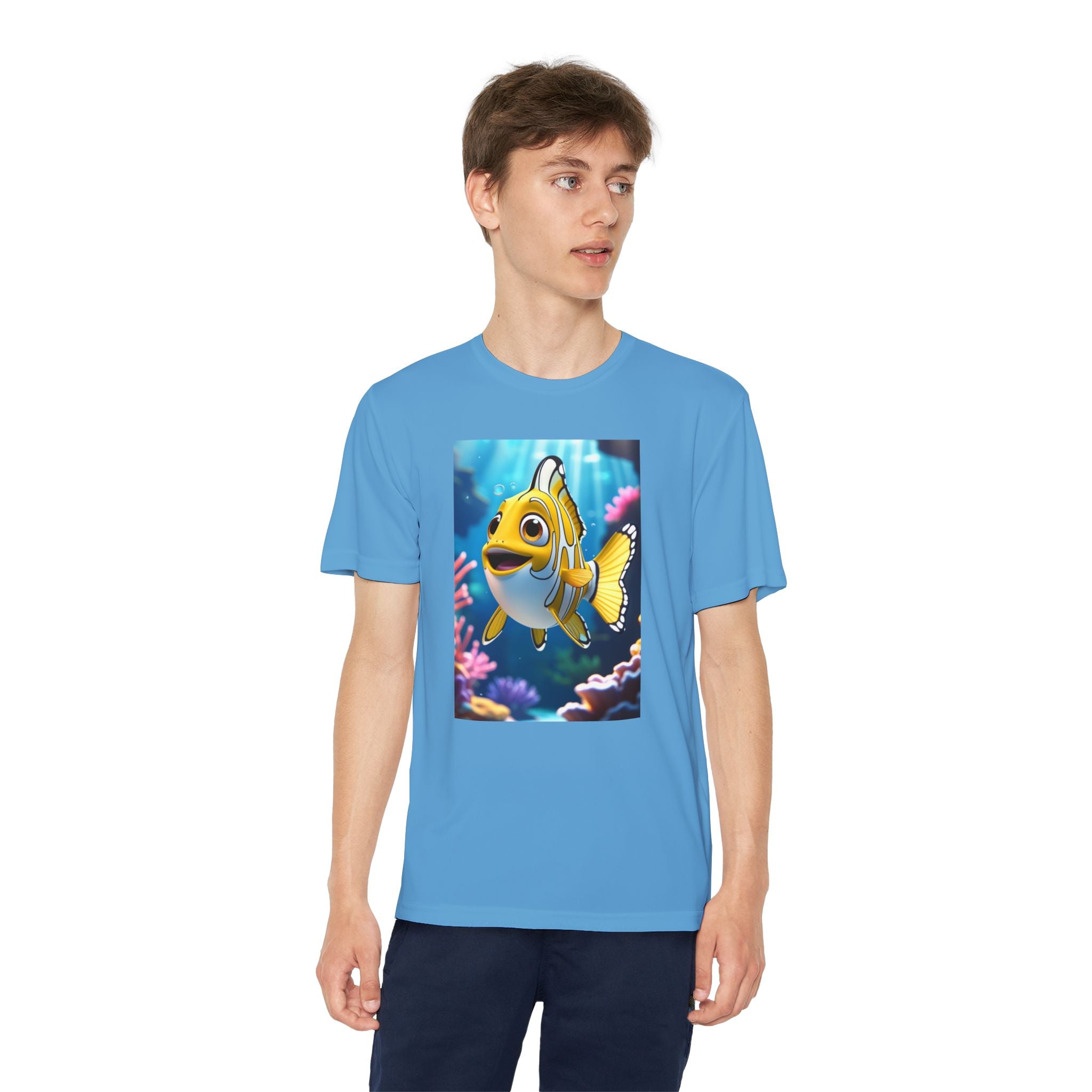 Nemo Fish Ocean Youth T-Shirt - Underwater Kids Tee, Finding Nemo Shirt, Beach Vacation Clothing, Ocean Lover Gift, Fish Theme Top