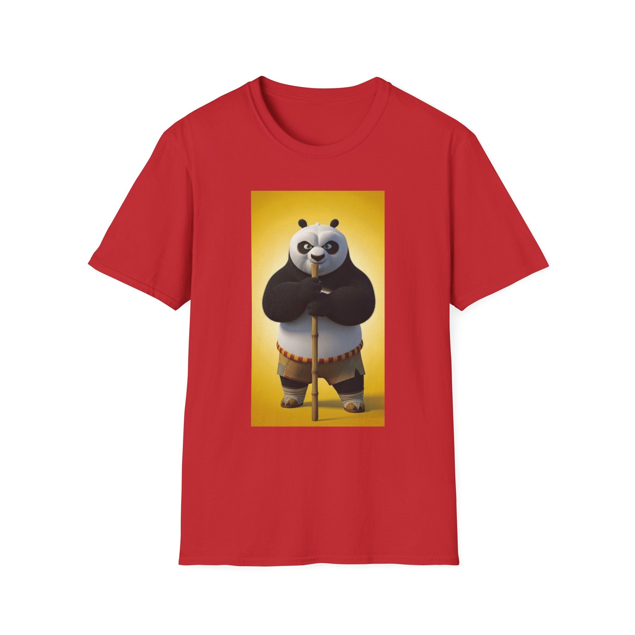 Kung Fu Panda Unisex Softstyle T-Shirt, DreamWorks Animation Youth Competitor Tee, Graphic Tee, Movie Fan Gift, Cult Classic Shirt, Comfy