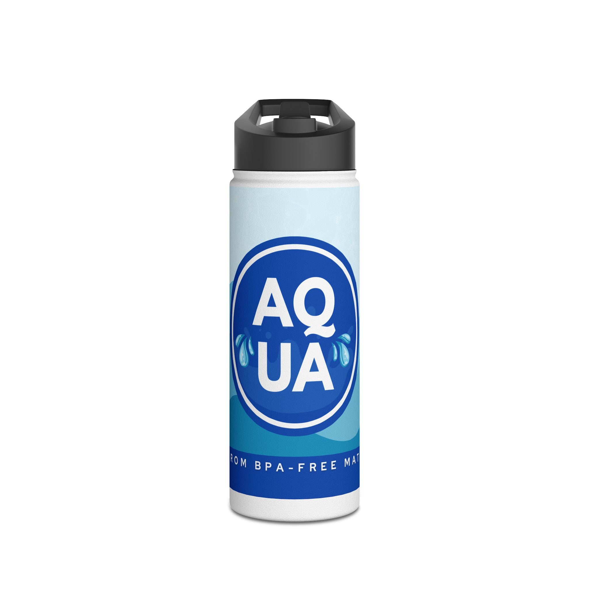 Aqua Stainless Steel Water Bottle, Eco-Friendly Hydration for Travel, Sports, Yoga, Gifts, Outdoor Adventures