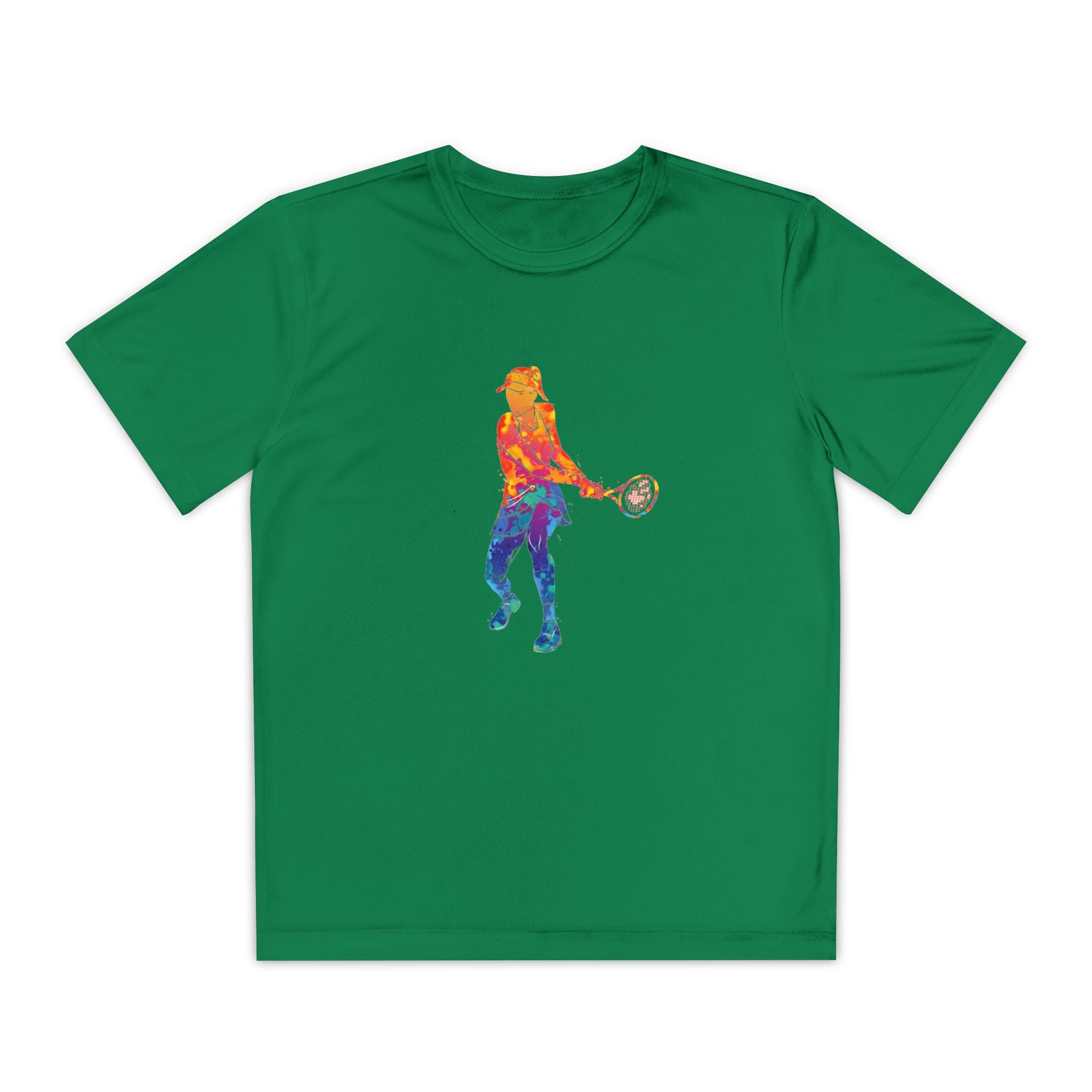 Tennis Youth Sports Graphic Tee, Cool Athletic Shirt for Kids, Perfect for Sports Events, Team Spirit, Birthday Gift, Summer Activities