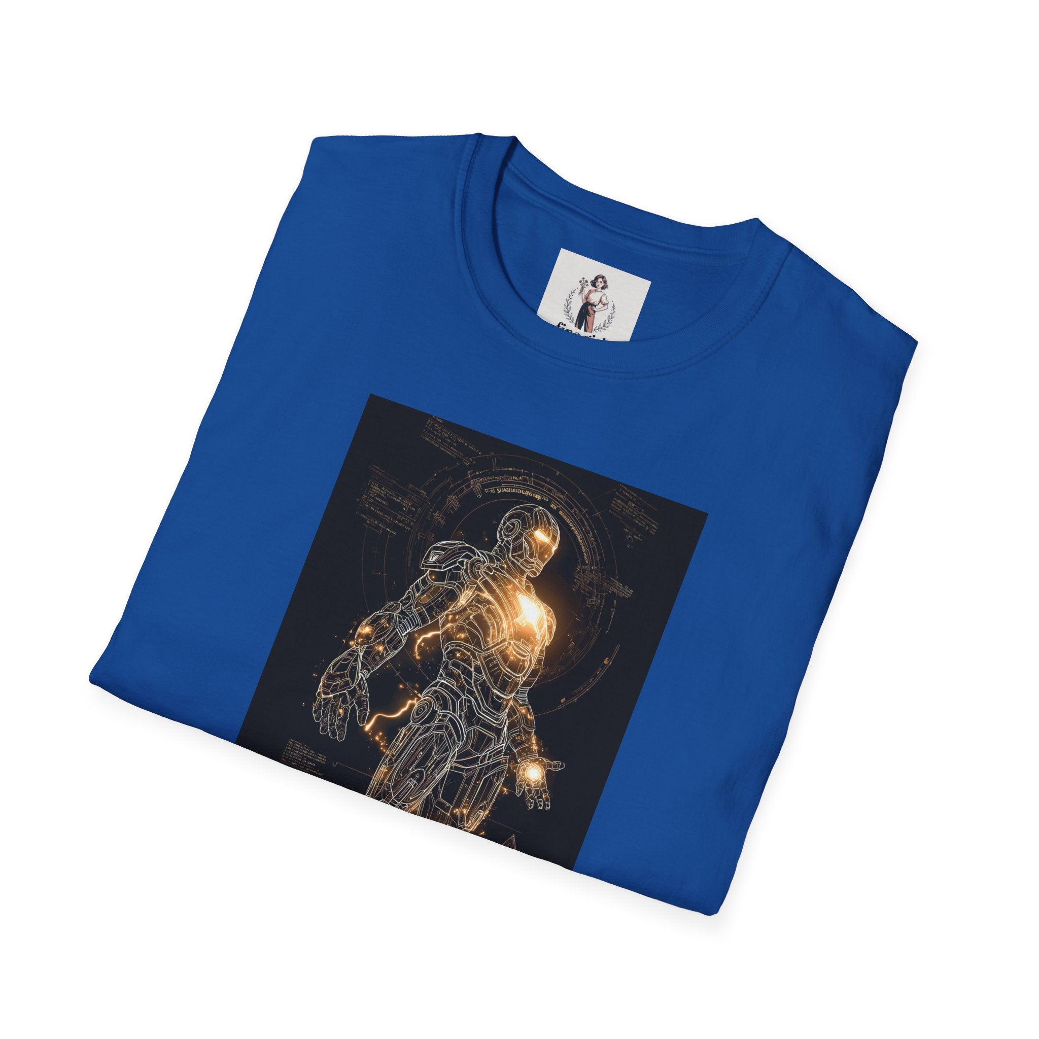 Ironman Superhero Marvel Unisex Softstyle T-Shirt, Comic Book Tee, Geeky Clothing, Cosplay Costume Top
