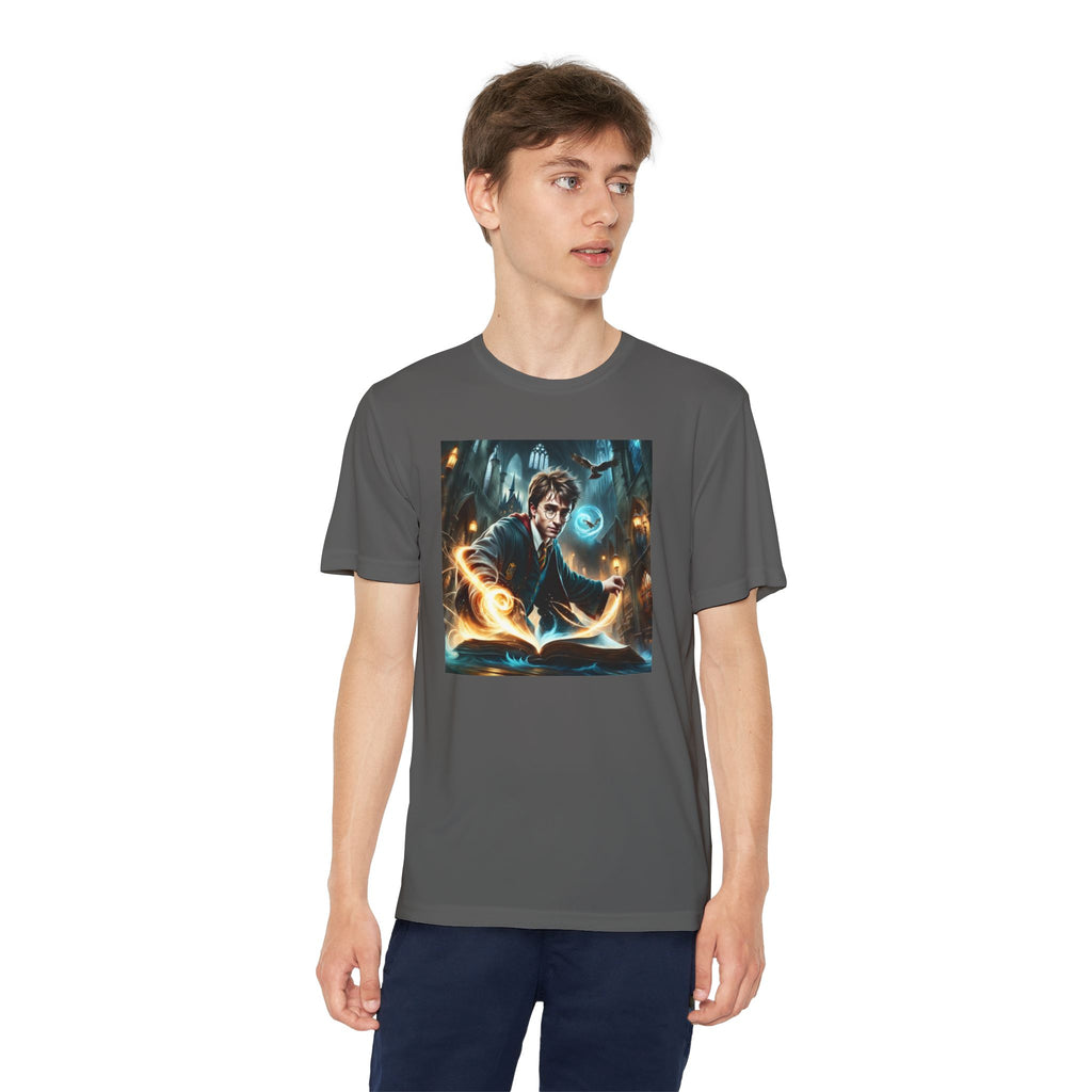 Youth Competitor Tee - Harry Potter, Wizard School Shirt, Magical Kids Top, Hogwarts Fan Gift, Sorcerer's Stone T-Shirt