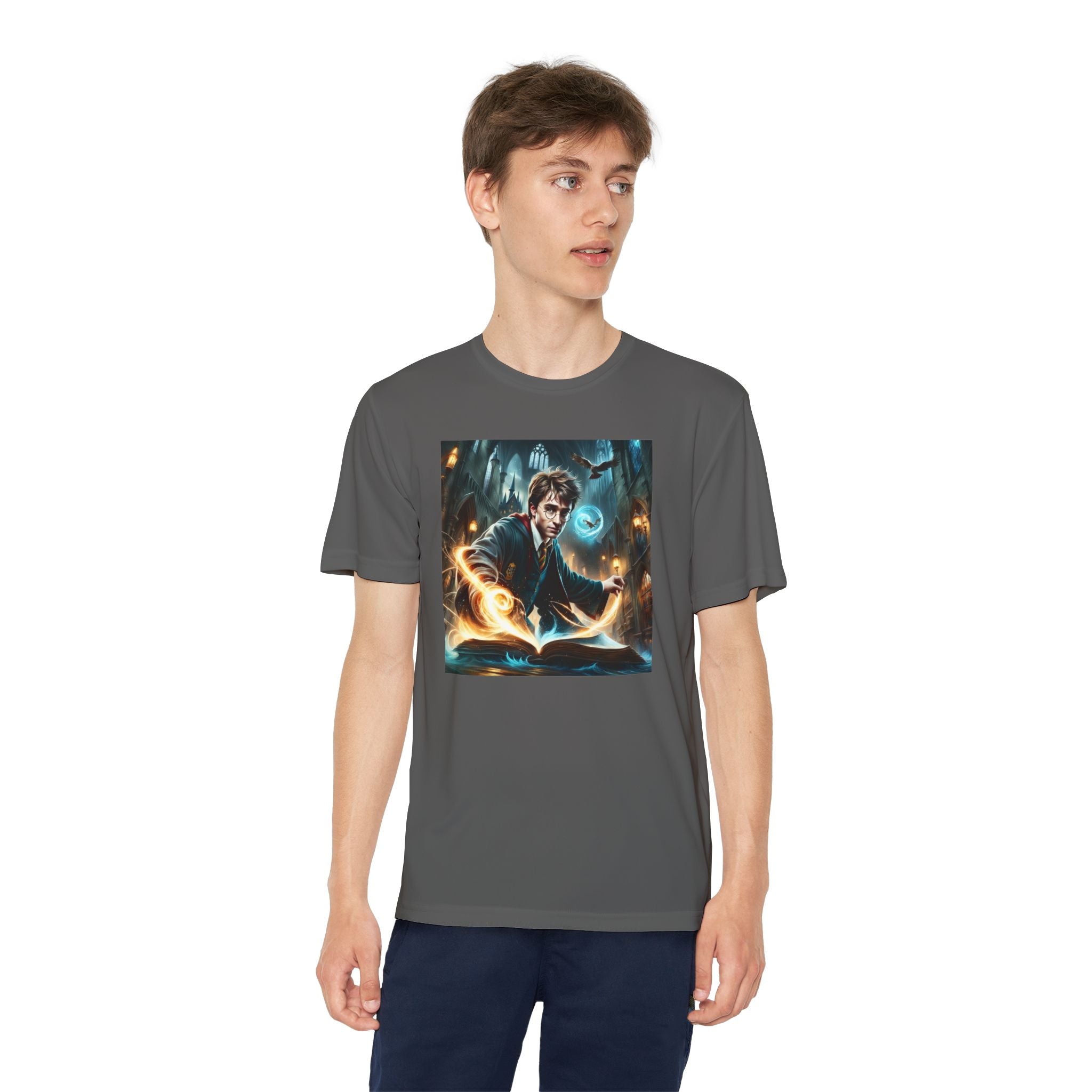 Youth Competitor Tee - Harry Potter, Wizard School Shirt, Magical Kids Top, Hogwarts Fan Gift, Sorcerer's Stone T-Shirt