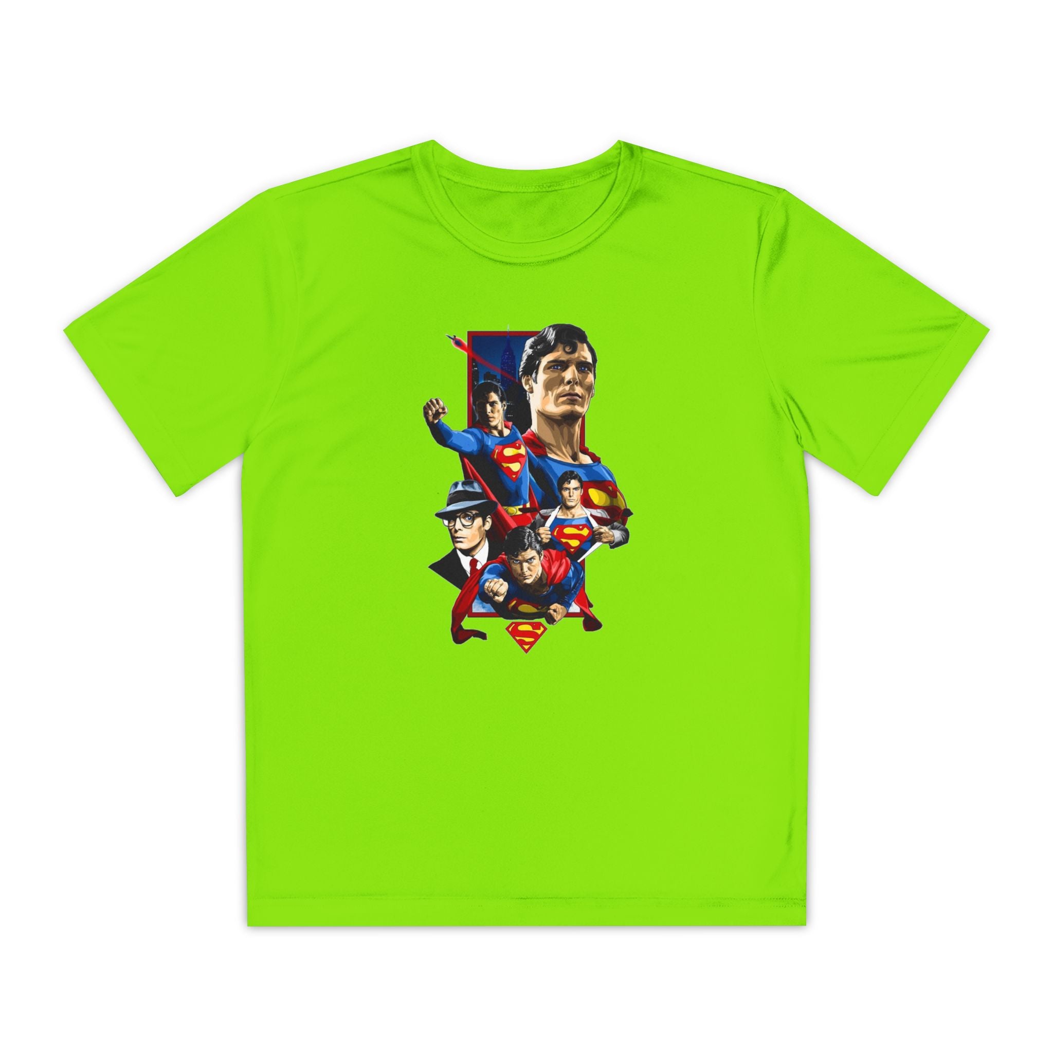 Superman Youth T-Shirt Sports Graphic Tee, Cool Athletic Shirt for Kids, Perfect for Sports Events, Team Spirit