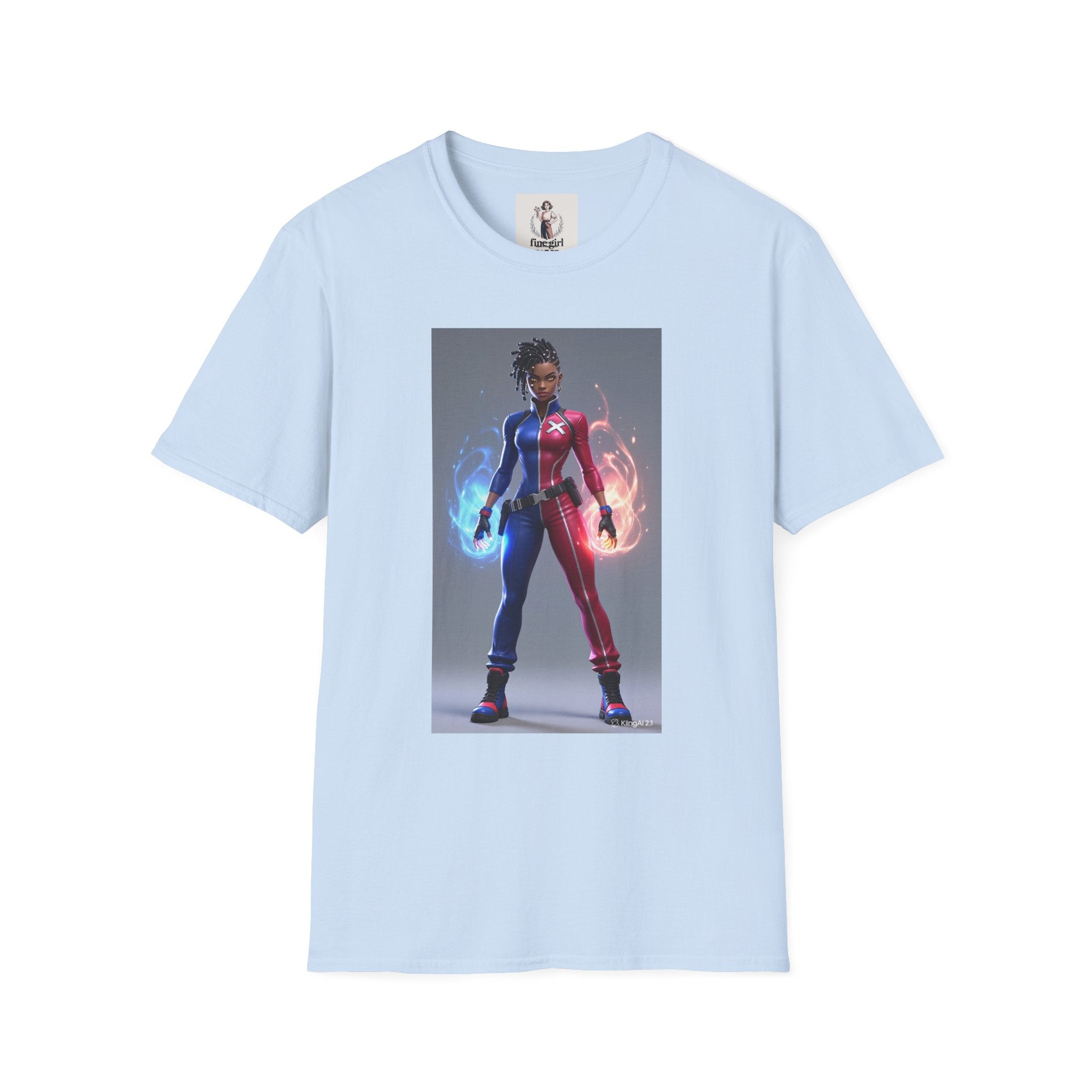 Mercedes Knight Superhero Marvel Unisex Softstyle T-Shirt, Comic Book Tee, Graphic Novel Shirt, Geeky Clothing, Cosplay Costume Top