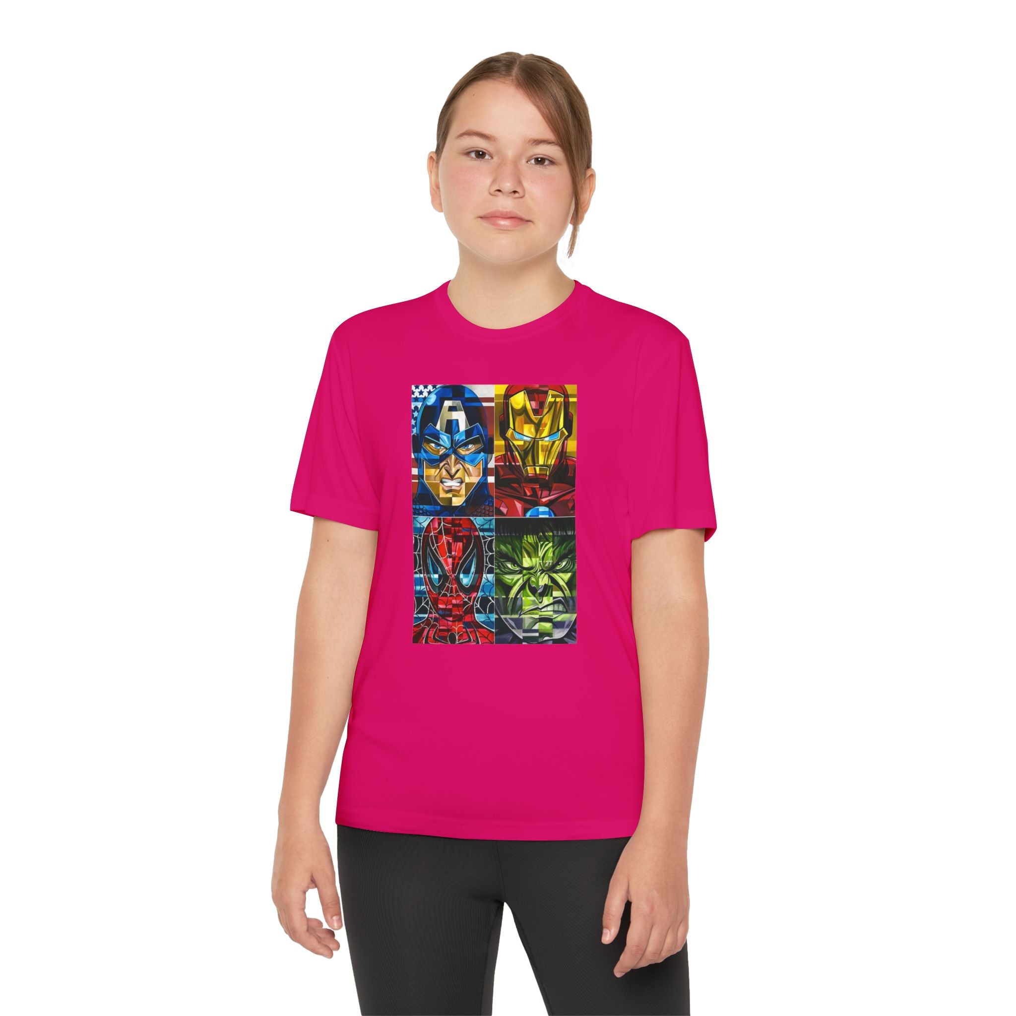 Advengers Youth T-Shirt Sports Graphic Tee, Cool Athletic Shirt for Kids, Perfect for Sports Events, Team Spirit