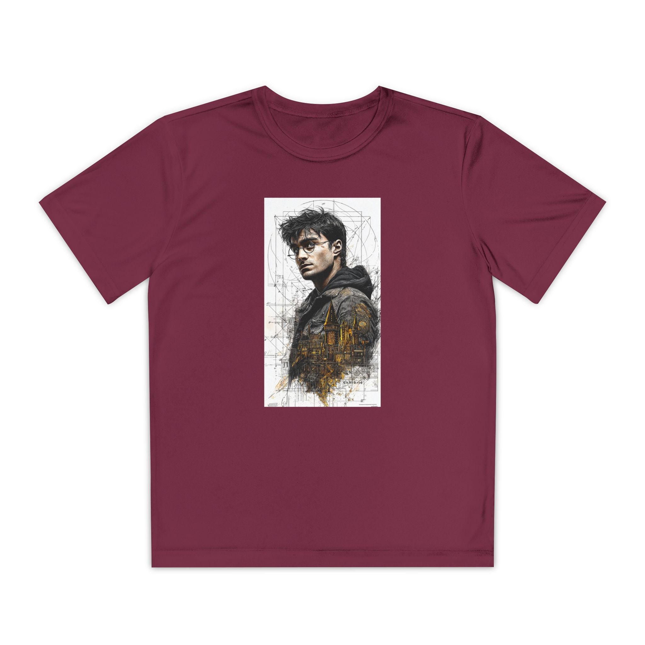 Youth Competitor Tee - Harry Potter, Wizard School Shirt, Magical Kids Top, Hogwarts Fan Gift, Sorcerer's Stone T-Shirt