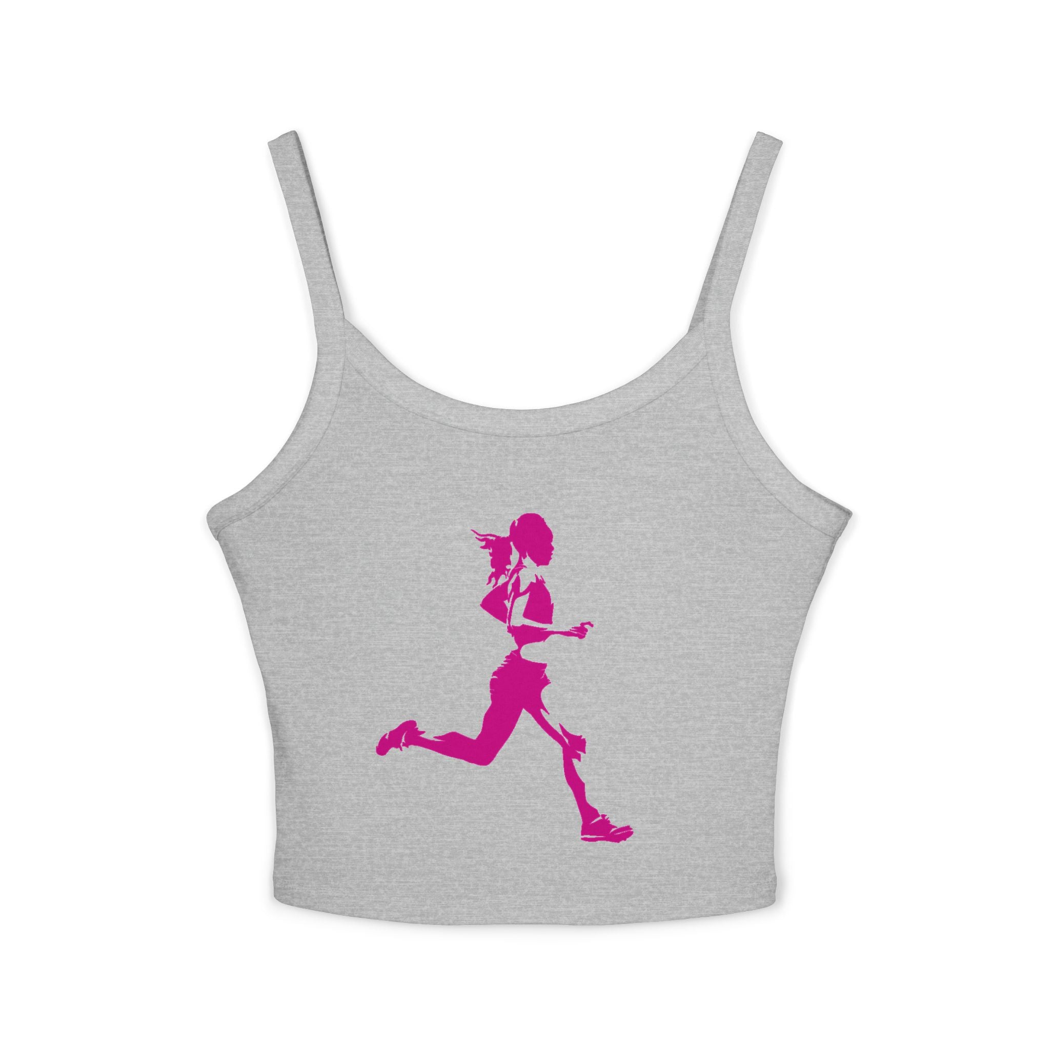 Running Woman Tank Top, Athletic Workout Top, Fitness Sleeveless Shirt, Jogging Muscle Tee, Exercise Gym Cami