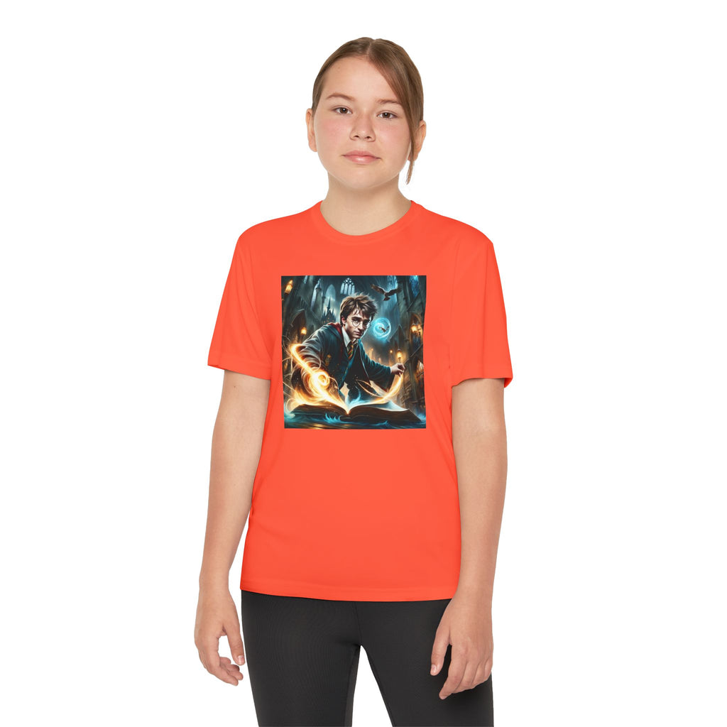 Youth Competitor Tee - Harry Potter, Wizard School Shirt, Magical Kids Top, Hogwarts Fan Gift, Sorcerer's Stone T-Shirt