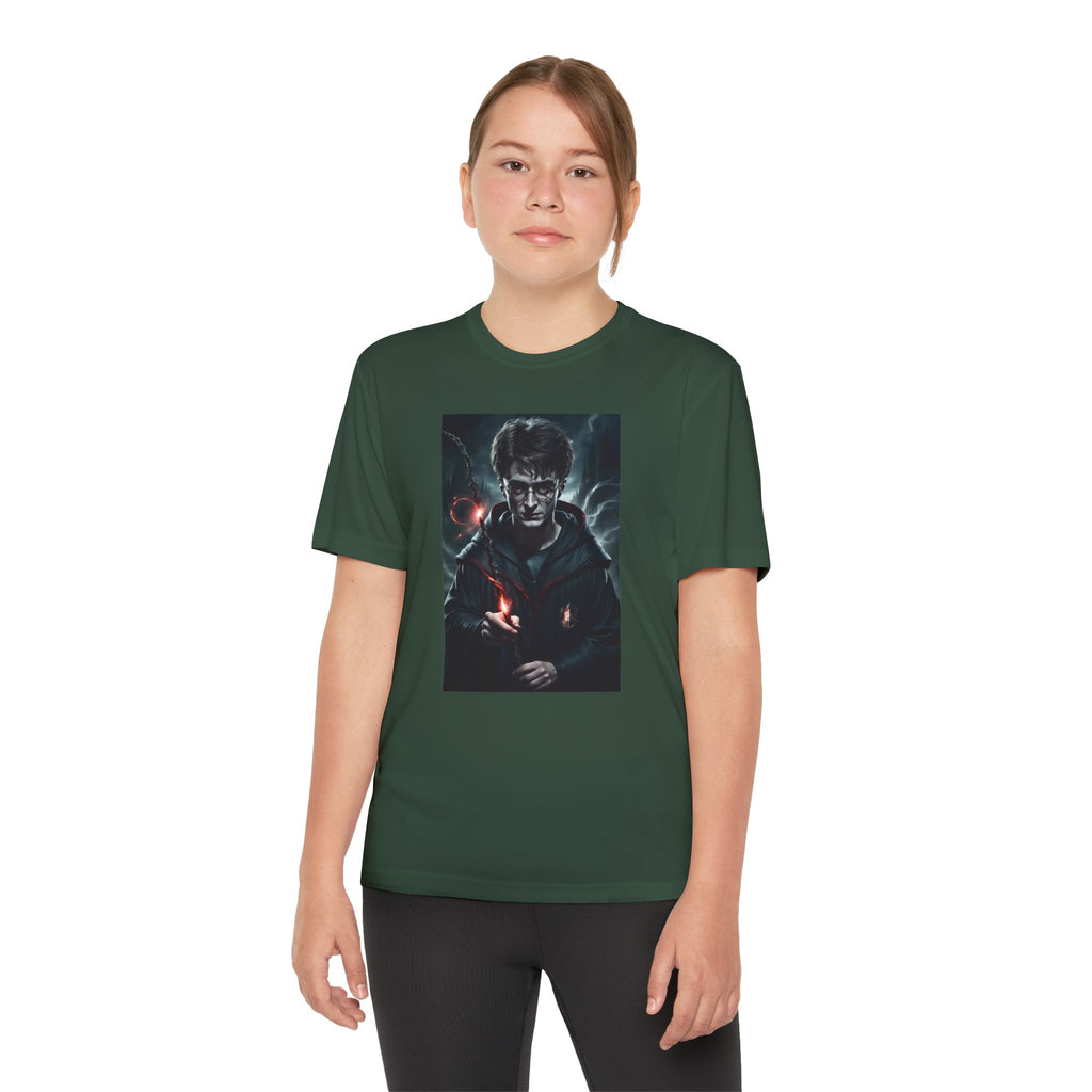 Youth Competitor Tee - Harry Potter, Wizard School Shirt, Magical Kids Top, Hogwarts Fan Gift, Sorcerer's Stone T-Shirt