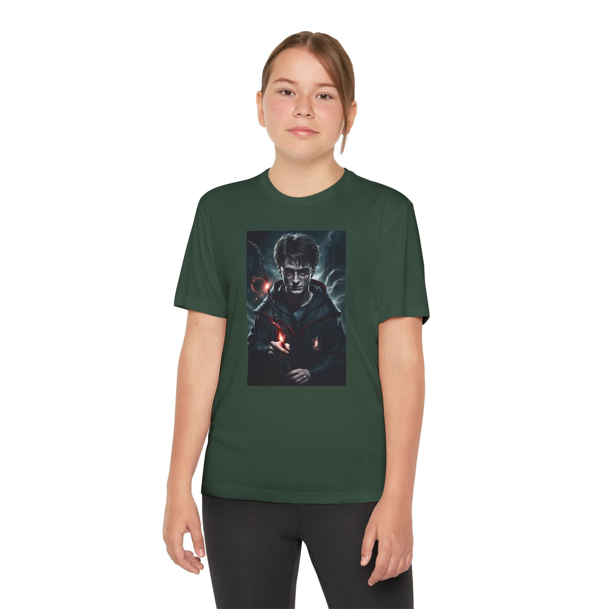 Youth Competitor Tee - Harry Potter, Wizard School Shirt, Magical Kids Top, Hogwarts Fan Gift, Sorcerer's Stone T-Shirt