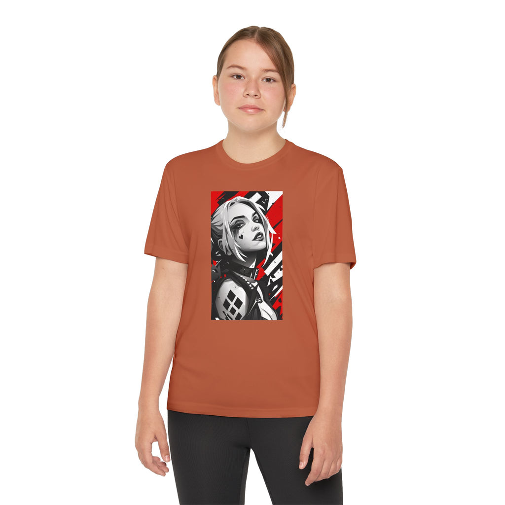 Superhero Youth T-Shirt Sports Graphic Tee, Cool Athletic Shirt for Kids