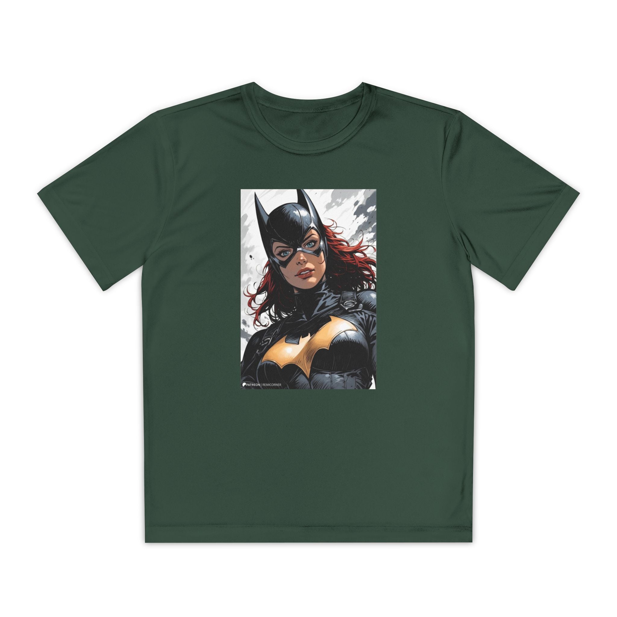 Superhero Youth T-Shirt Sports Graphic Tee, Cool Athletic Shirt for Kids
