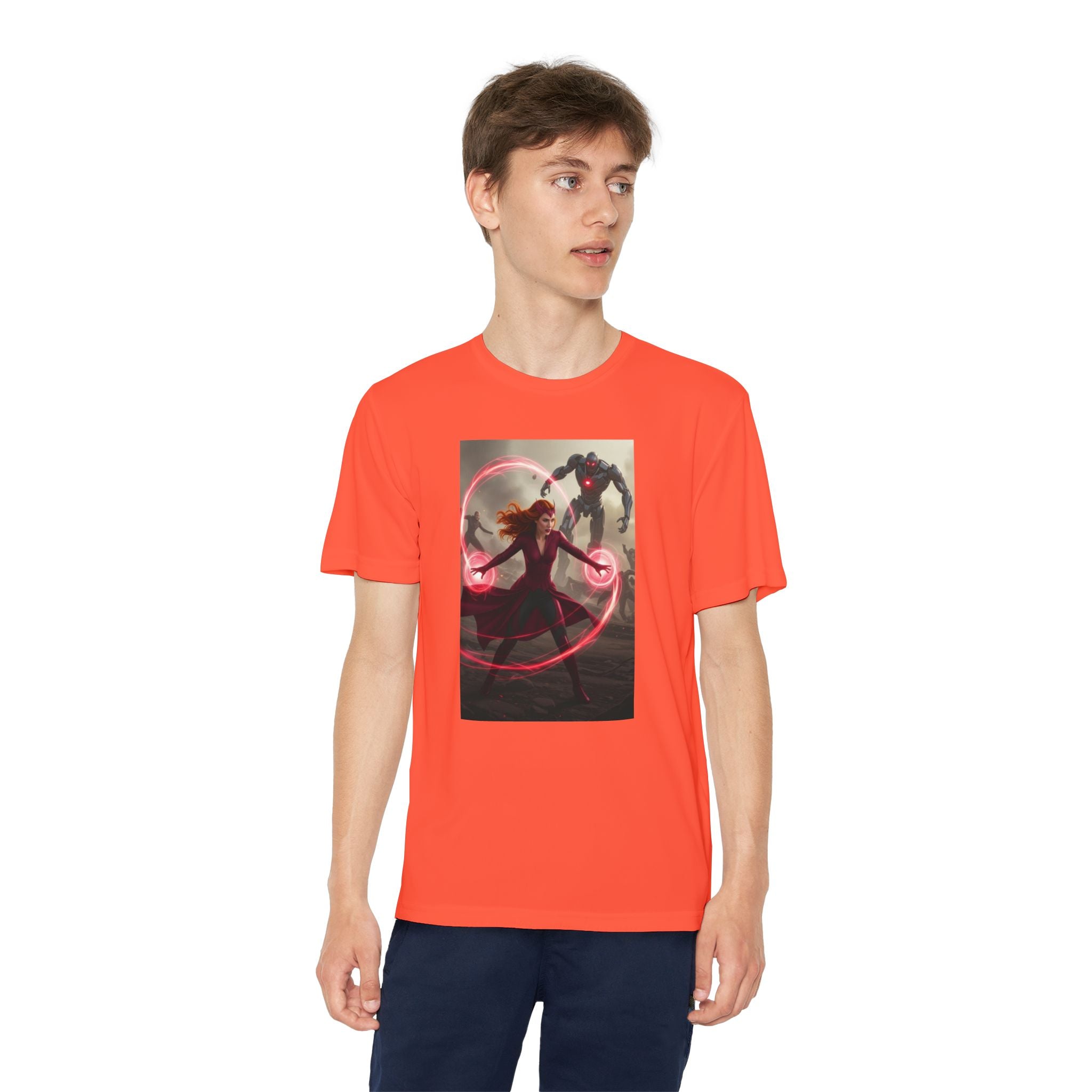 Superhero Youth T-Shirt Sports Graphic Tee, Cool Athletic Shirt for Kids