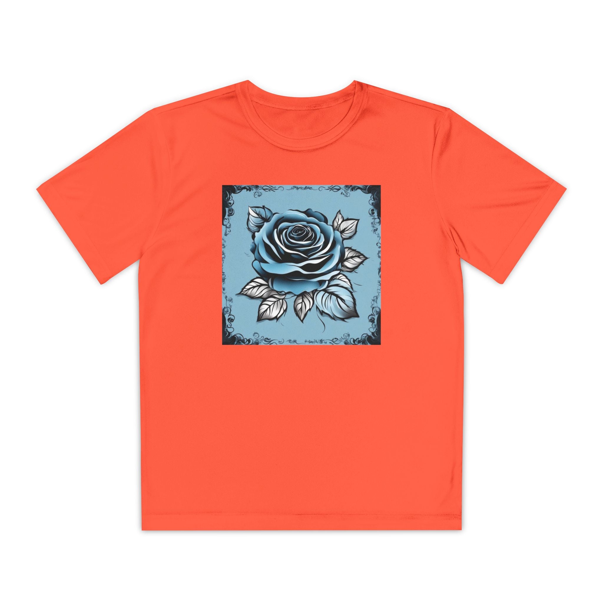 Flower Youth Tshirt, Girls Floral Tee, Kids Spring Shirt, Children's Botanical Top, Teen Blossom T-Shirt