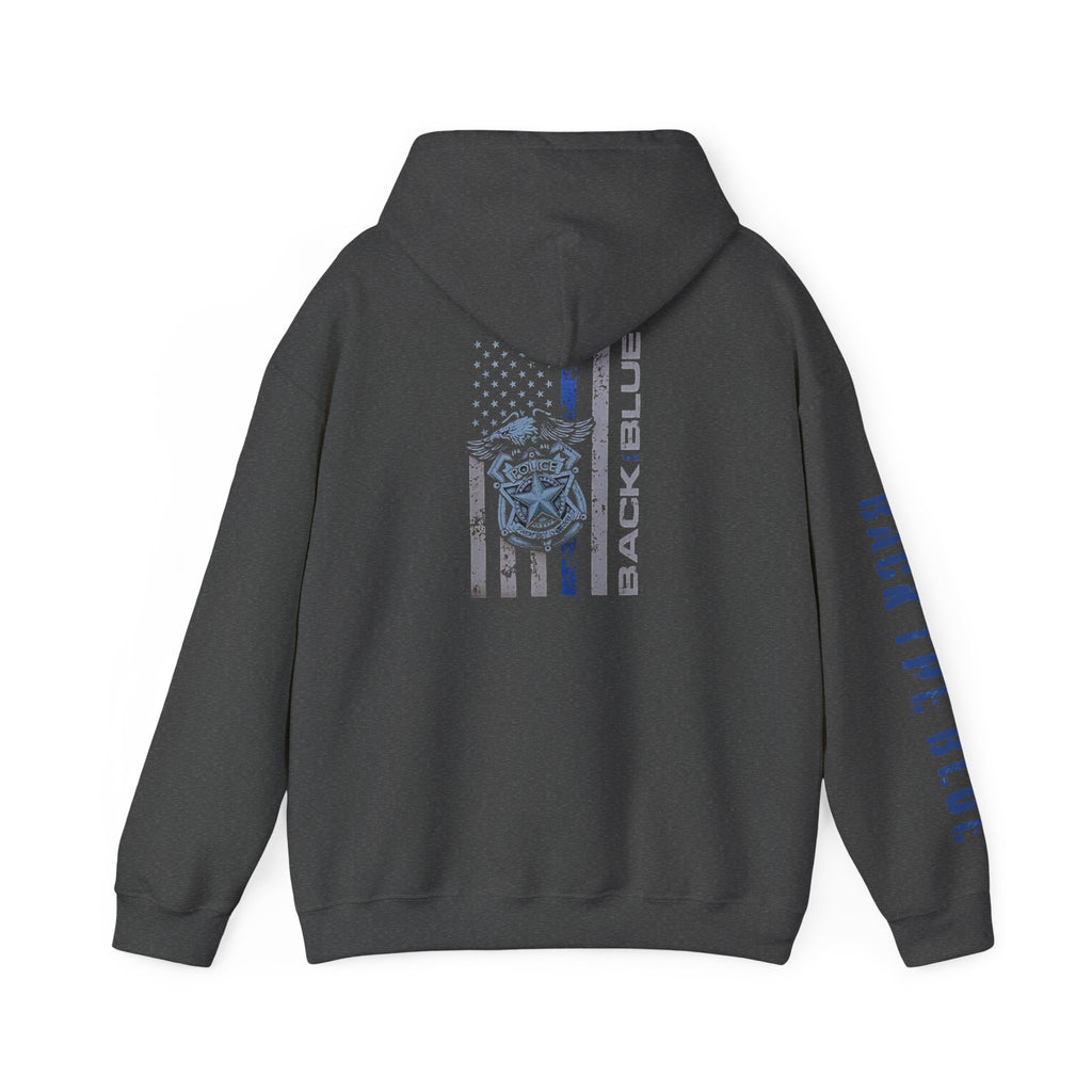 Patriotic Hoodie - Thin Blue Line Unisex Blend