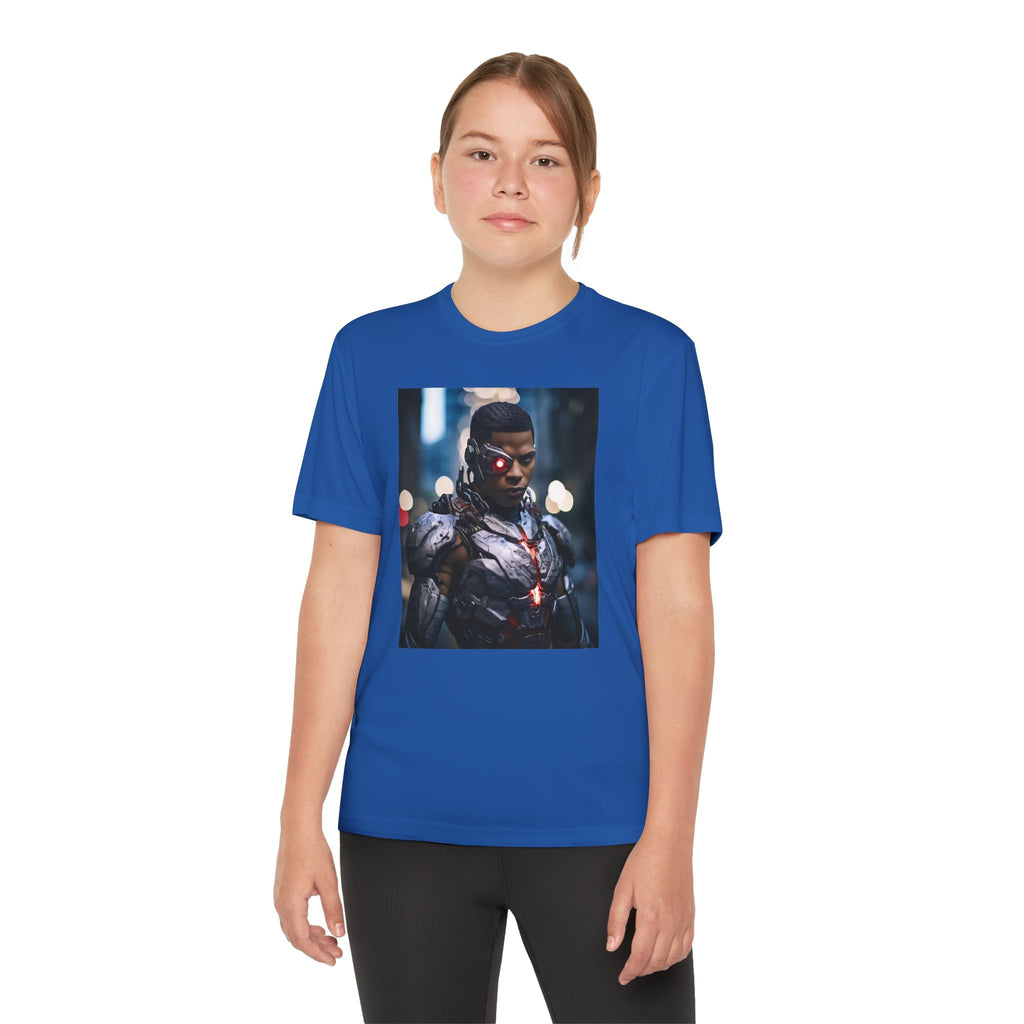 Cyborg Superhero Marvel Patriotic, Kids Graphic T-Shirt, Boys Hero Top, Girls Comic Book Clothing, Birthday