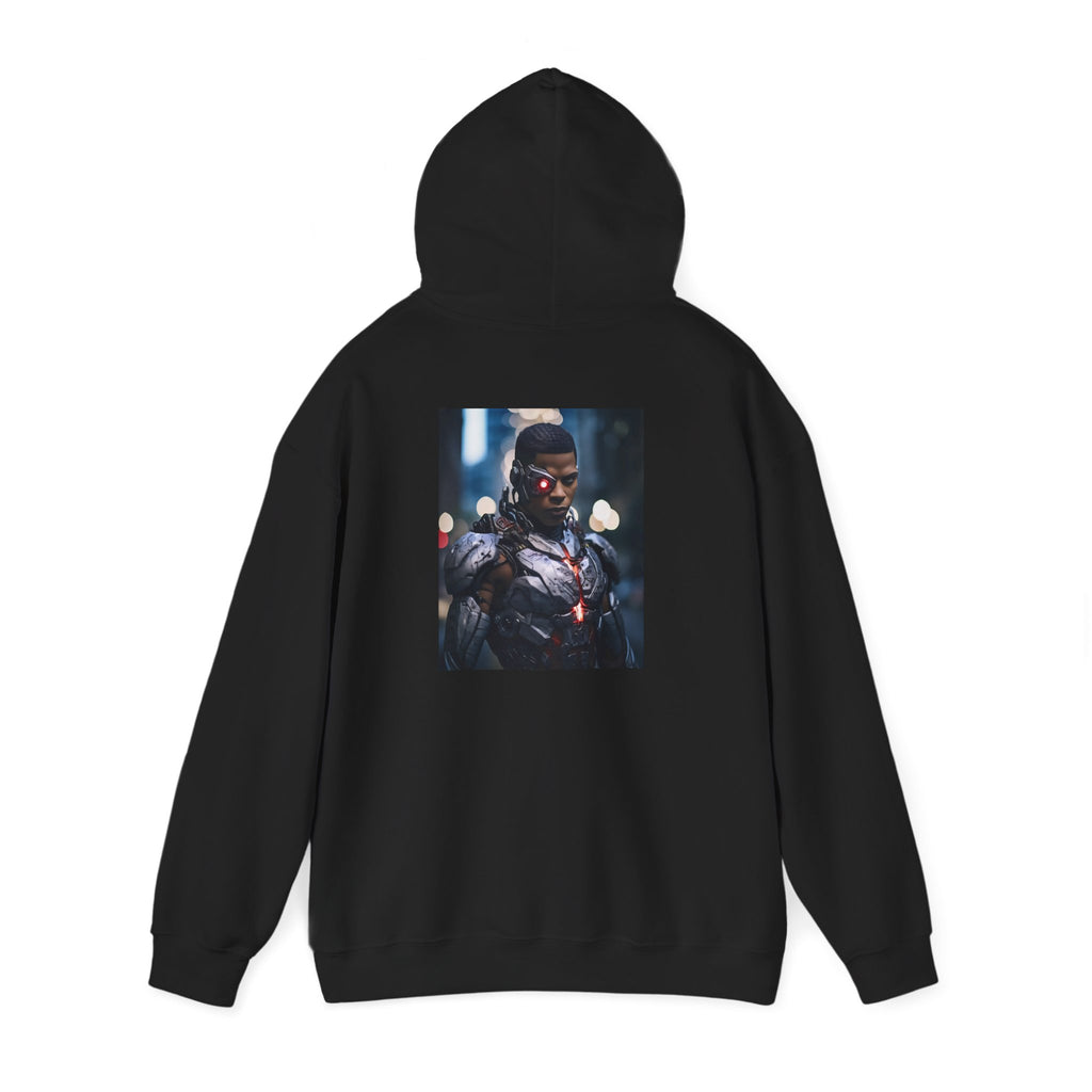 Hooded Sweatshirt - Cyborg Design