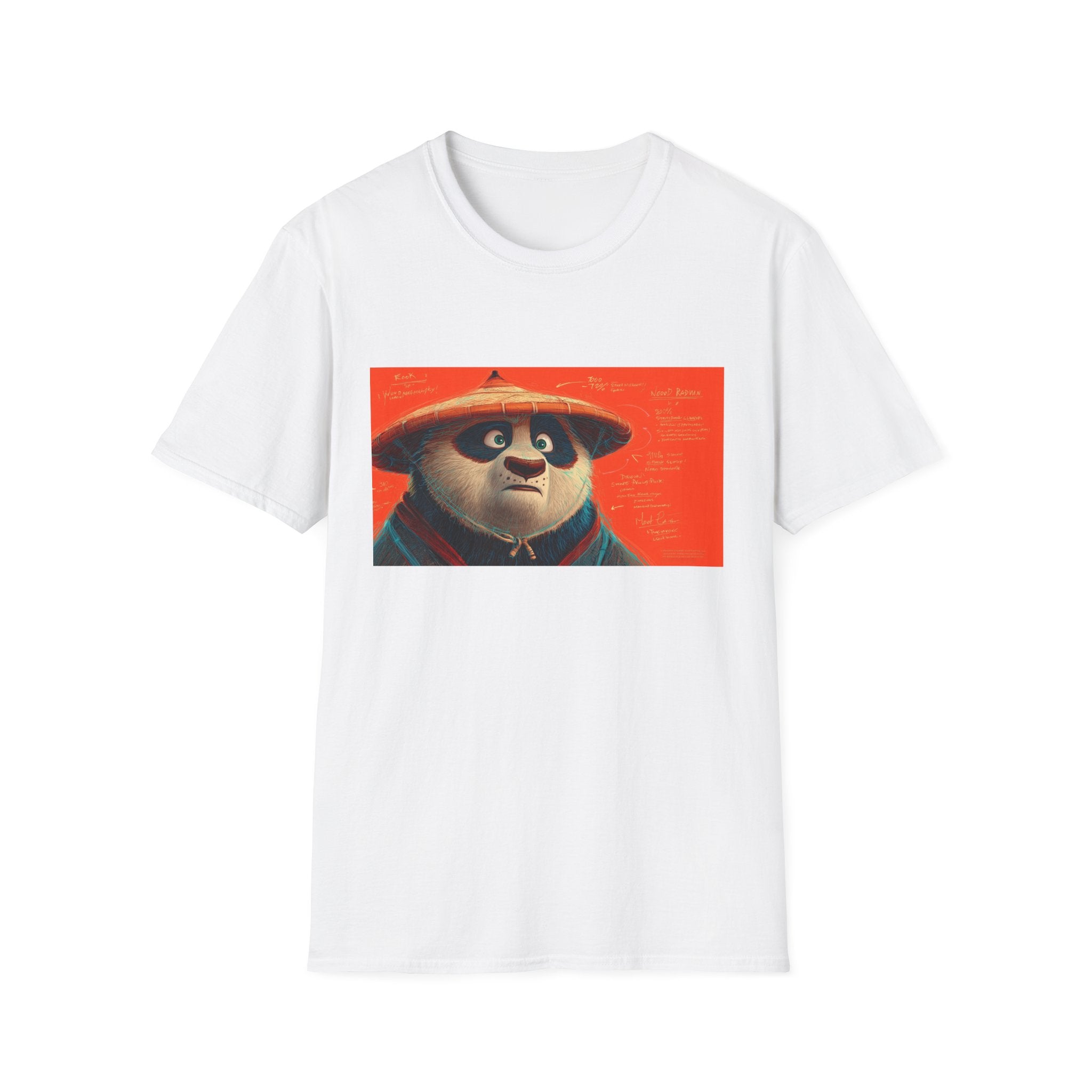 Kung Fu Panda Unisex Softstyle T-Shirt, DreamWorks Animation Youth Competitor Tee, Graphic Tee, Movie Fan Gift, Cult Classic Shirt, Comfy