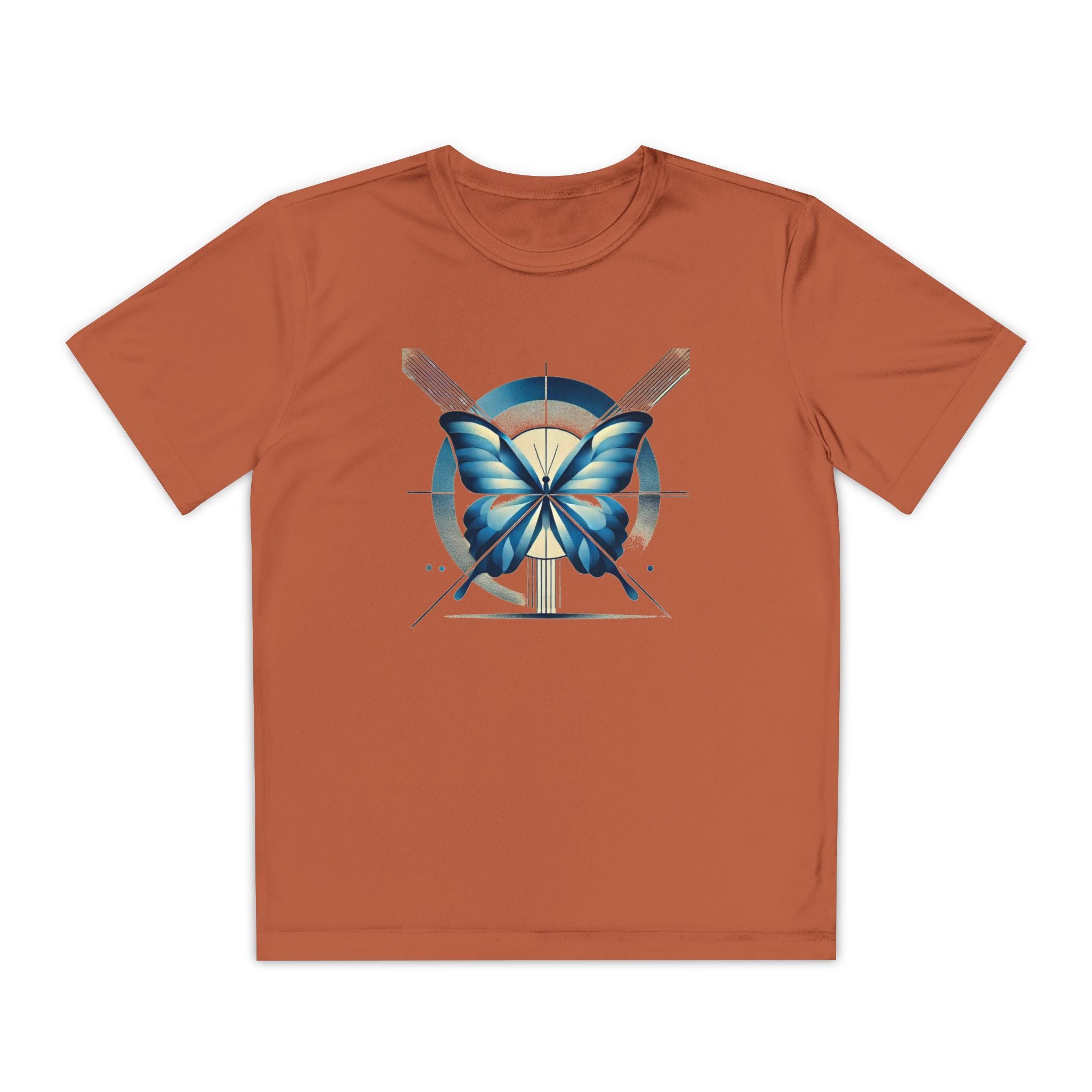 Butterffy Youth T-Shirt Sports Graphic Tee, Cool Athletic Shirt for Kids, Perfect for Sports Events, Team Spirit