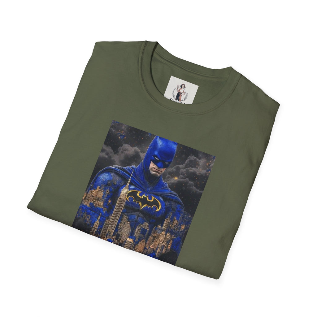 Batman Marvel Unisex Softstyle T-Shirt, Comic Book Tee, Geeky Clothing, Cosplay Costume Top