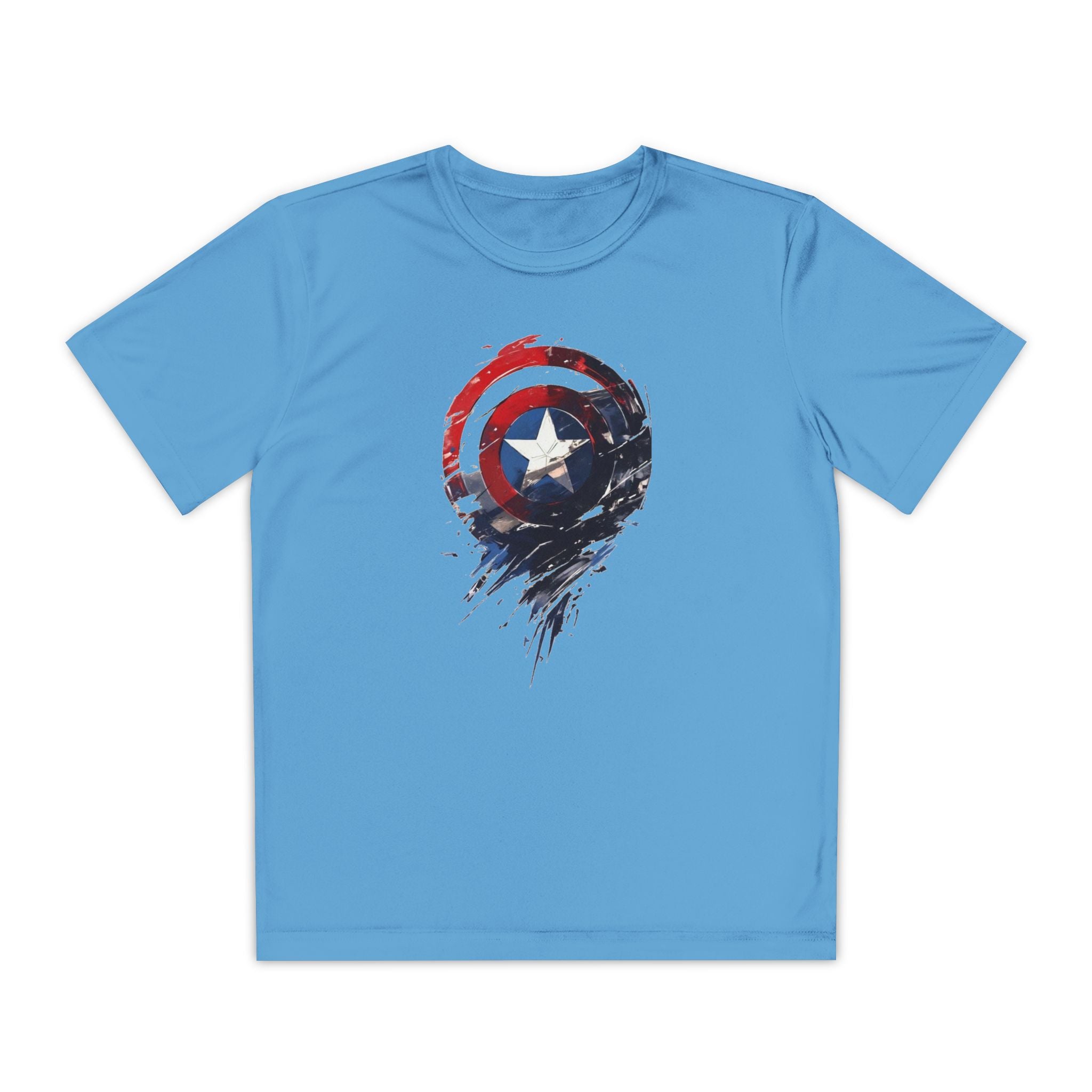 Advengers Youth T-Shirt Sports Graphic Tee, Cool Athletic Shirt for Kids
