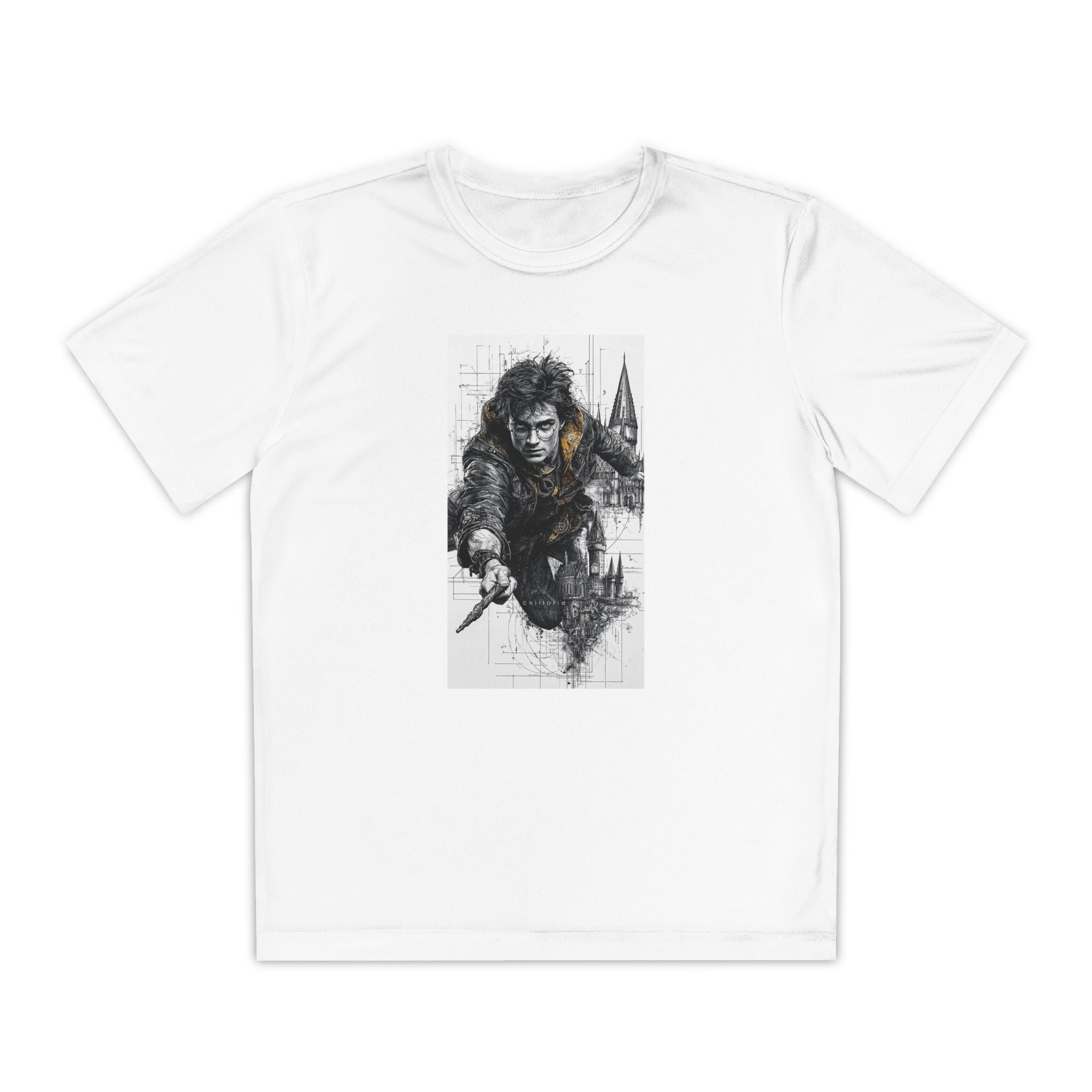 Youth Competitor Tee - Harry Potter, Wizard School Shirt, Magical Kids Top, Hogwarts Fan Gift, Sorcerer's Stone T-Shirt