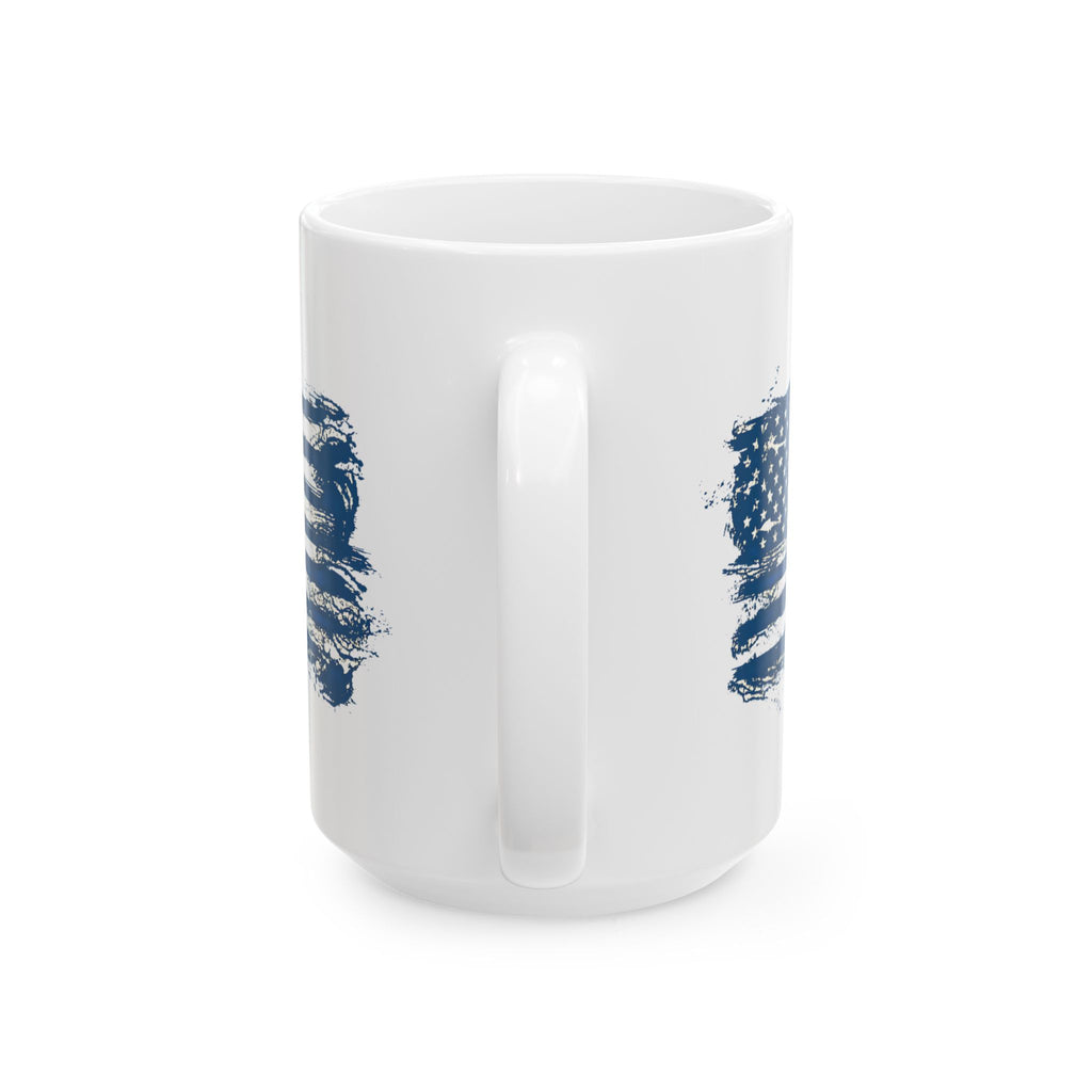 USA Blue Flag Patriotic Coffee & Tea Mug