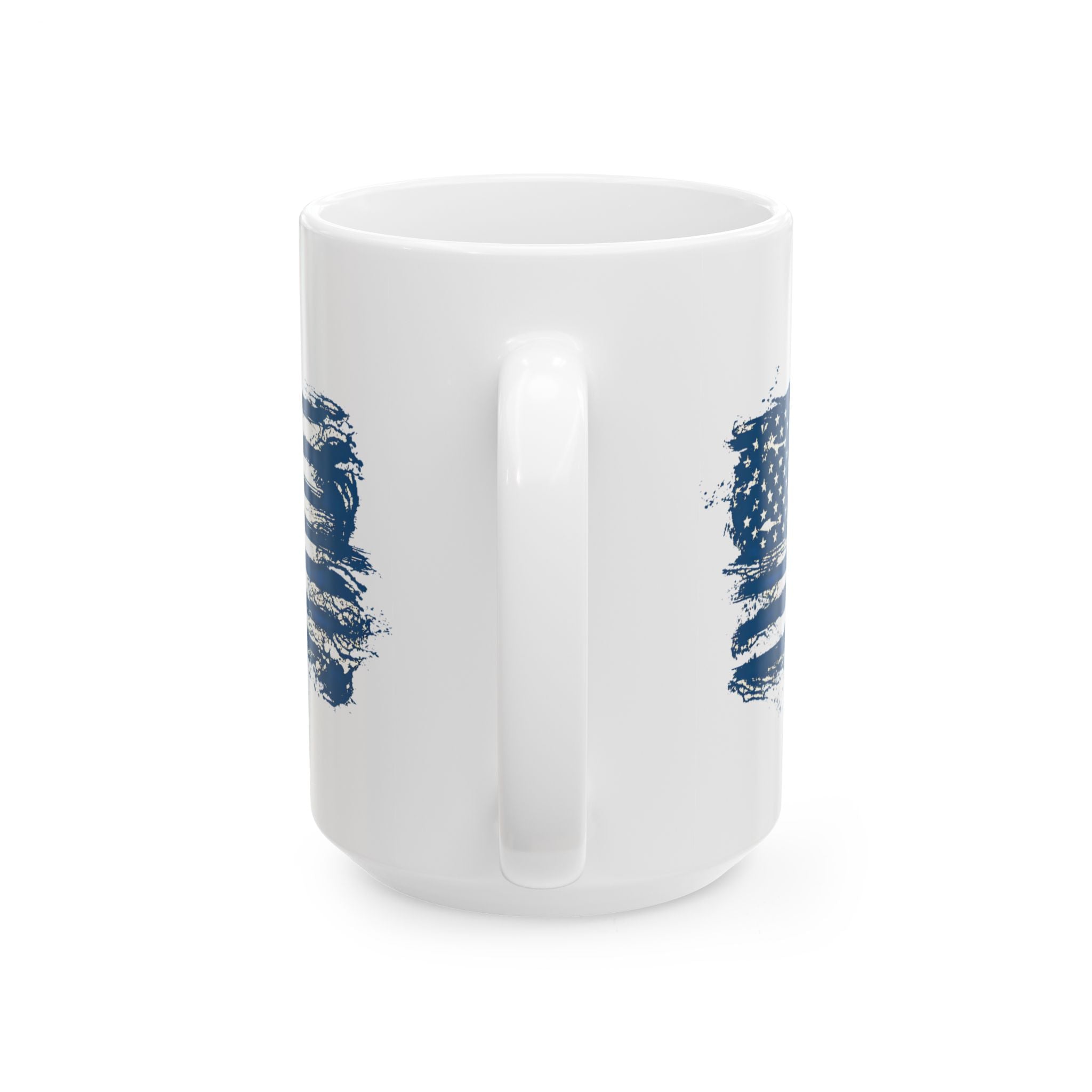 USA Blue Flag Patriotic Coffee & Tea Mug