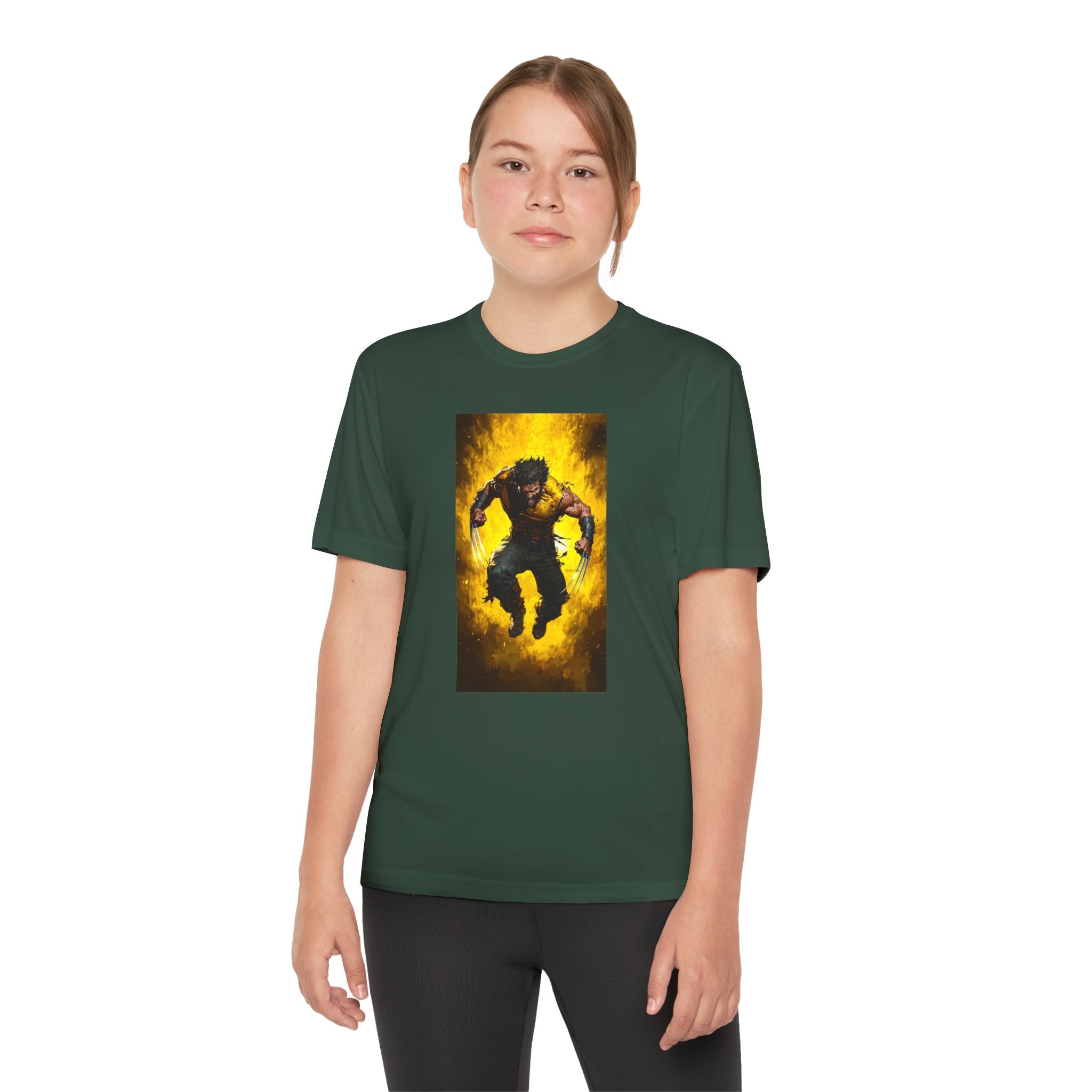 Wolverine Superhero Marvel Patriotic, Kids Graphic T-Shirt, Boys Hero Top, Girls Comic Book Clothing, Birthday