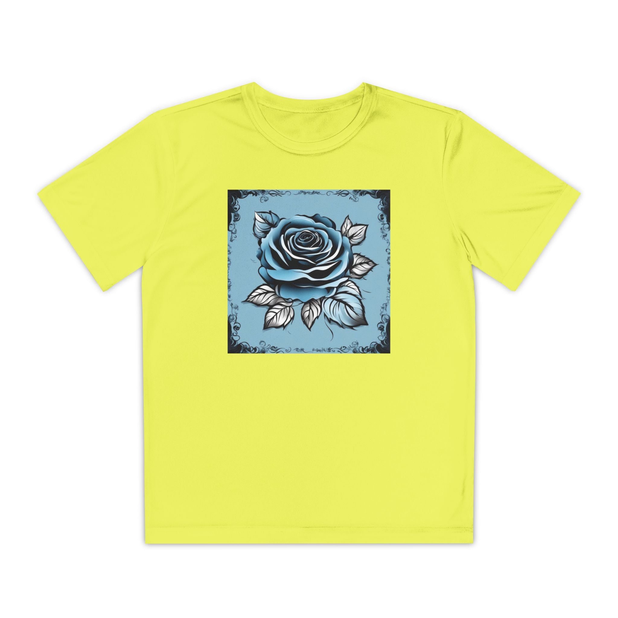 Flower Youth Tshirt, Girls Floral Tee, Kids Spring Shirt, Children's Botanical Top, Teen Blossom T-Shirt