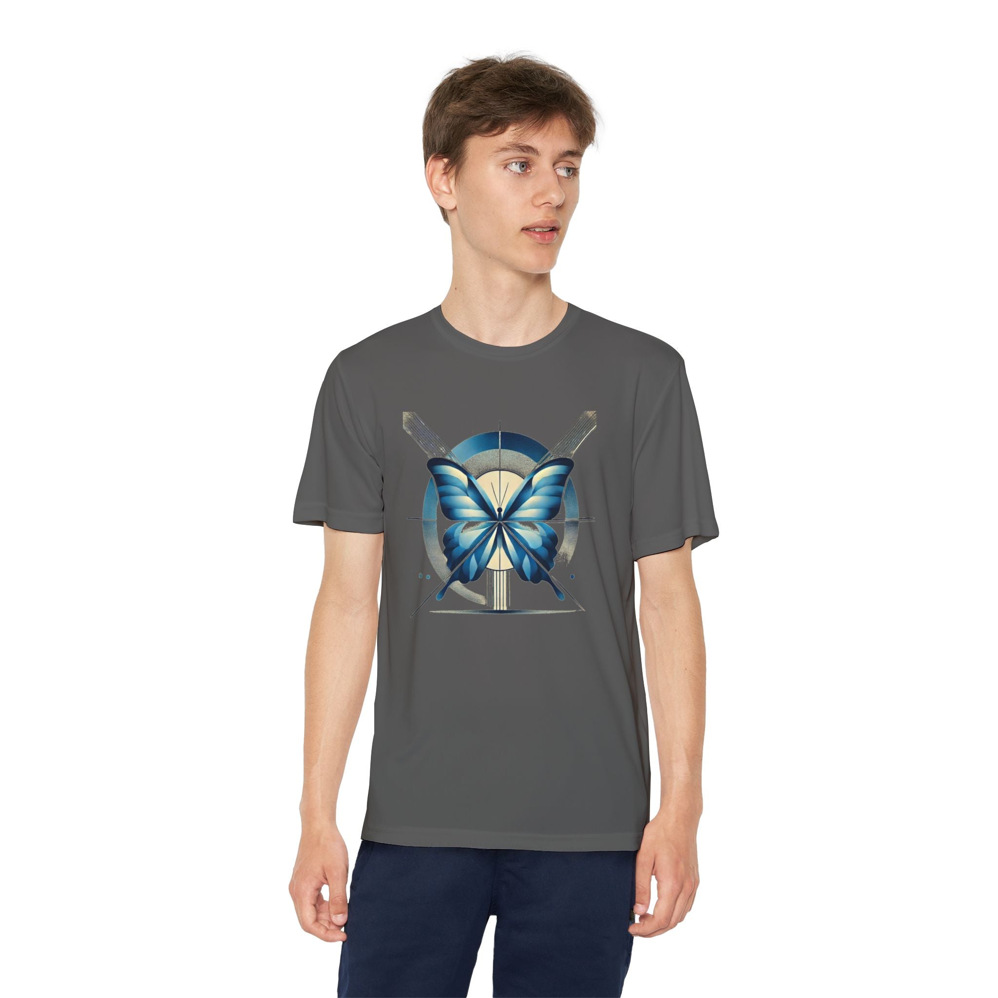 Butterffy Youth T-Shirt Sports Graphic Tee, Cool Athletic Shirt for Kids, Perfect for Sports Events, Team Spirit