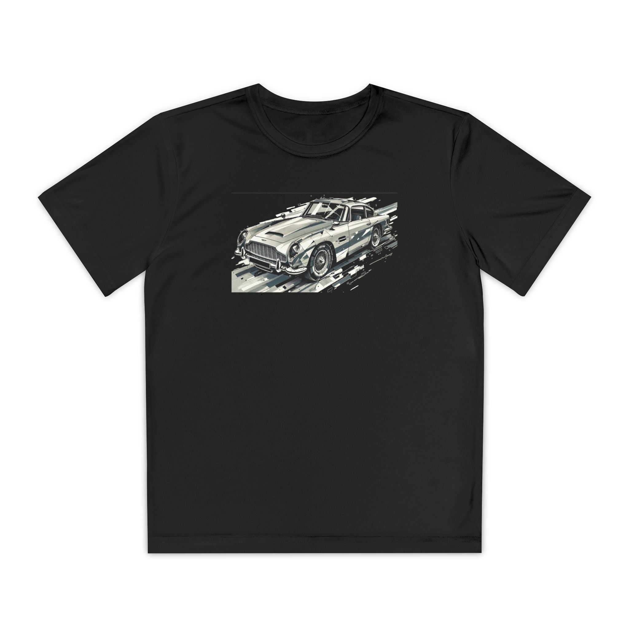 Aston Martin Youth T-Shirt Sports Graphic Tee, Cool Athletic Shirt for Kids, Perfect for Sports Events, Team Spirit