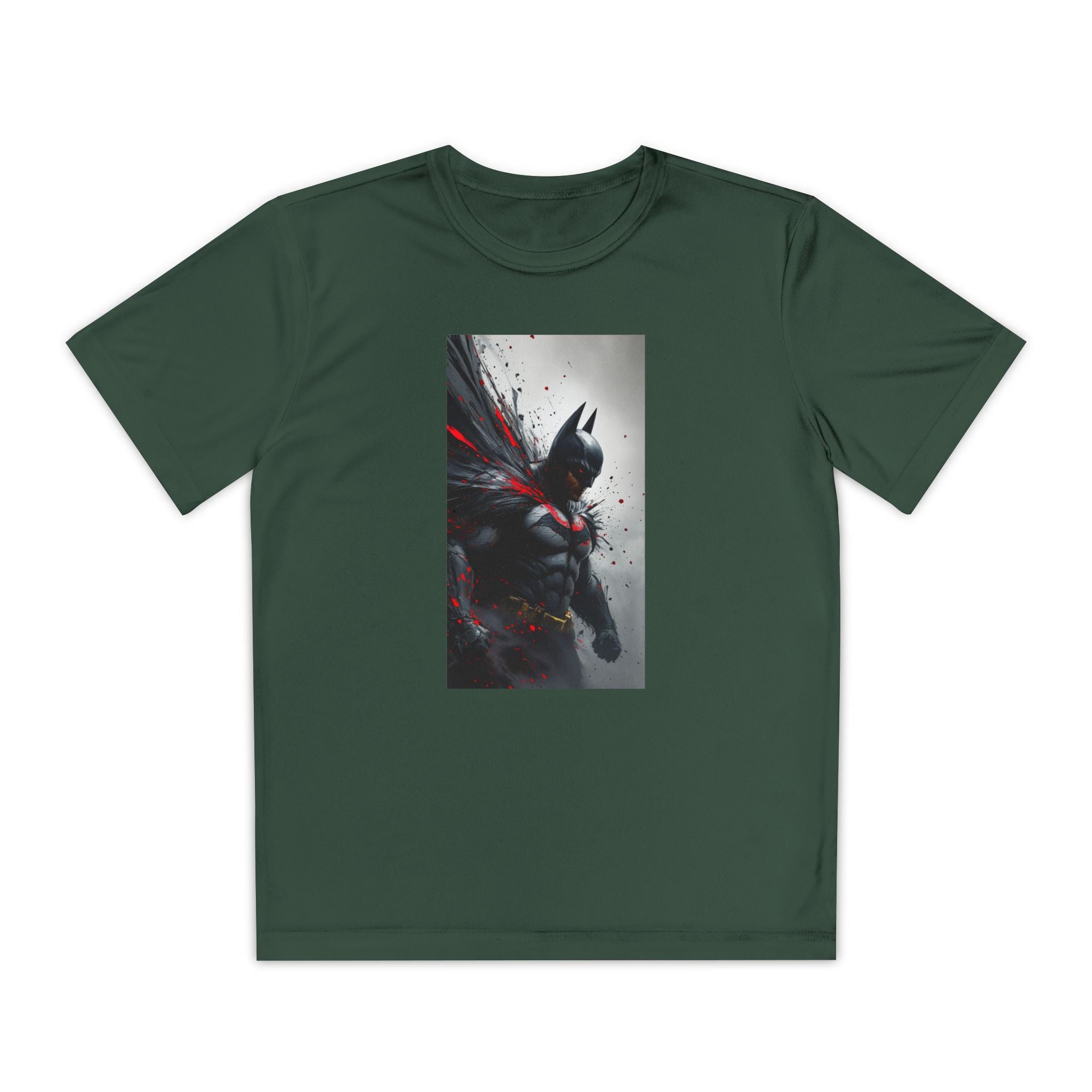 Batman Superhero Marvel Patriotic, Kids Graphic T-Shirt, Boys Hero Top, Girls Comic Book Clothing, Birthday